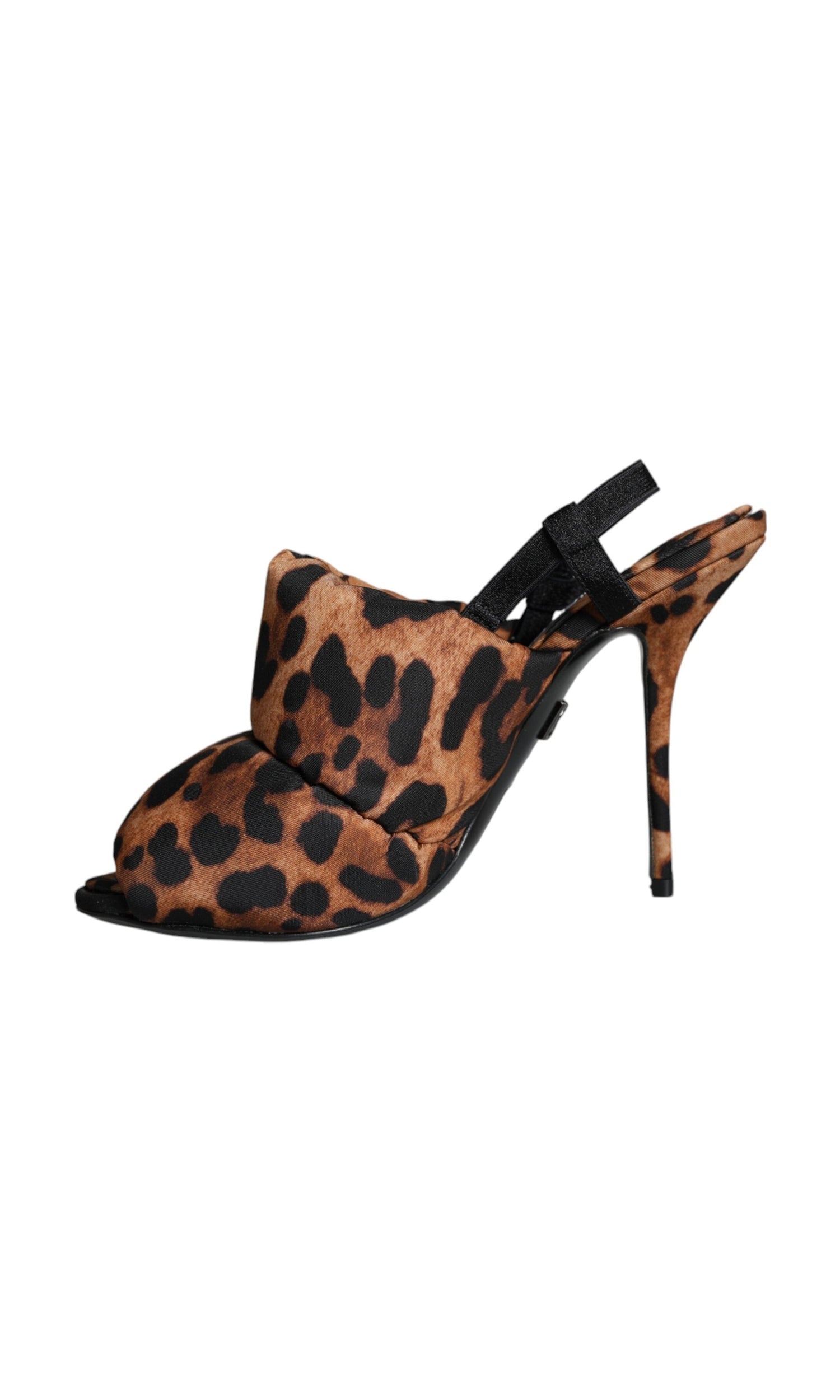 Dolce & Gabbana Brown Leopard Keira Slingback Sandals Shoes Glam Steals
