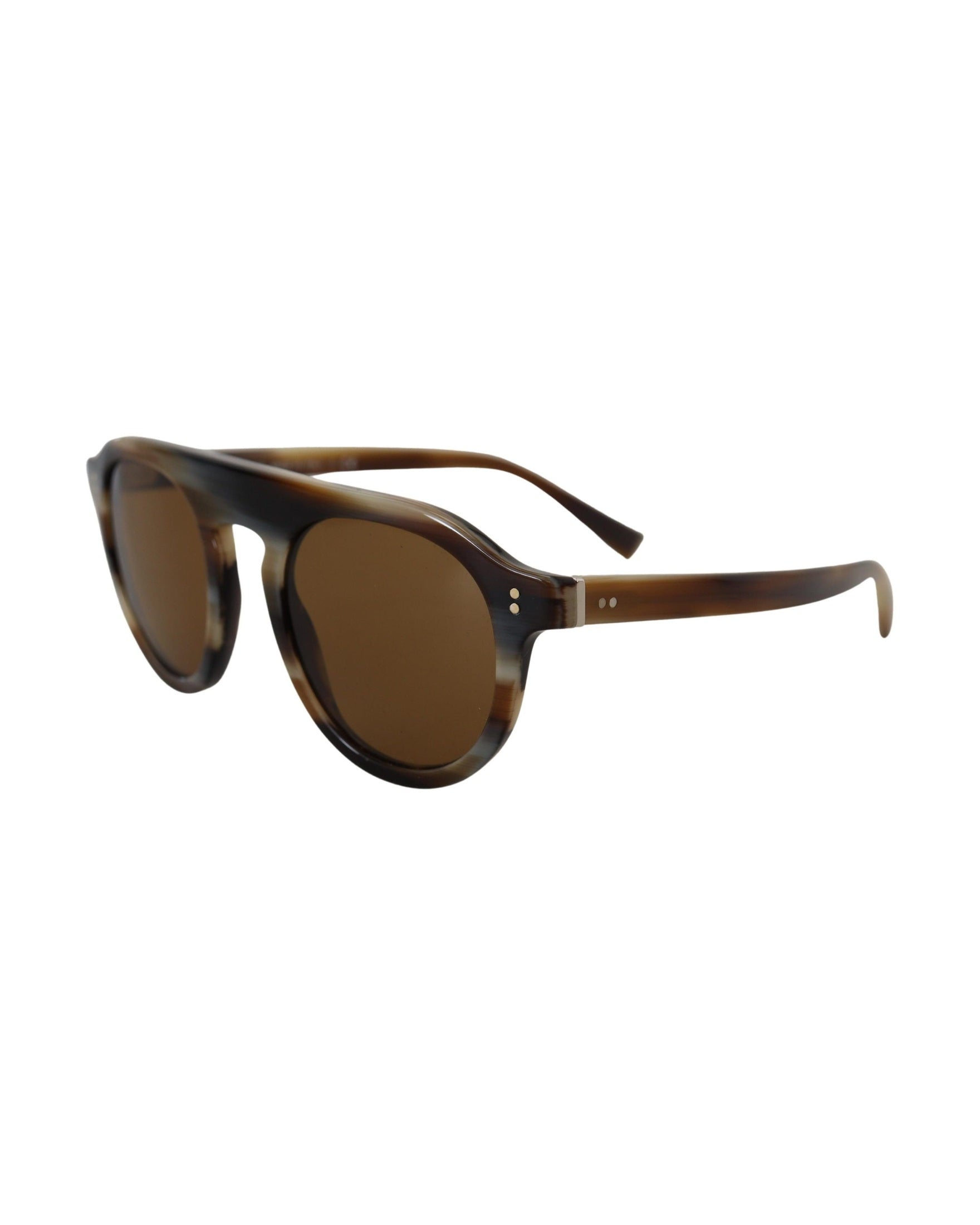 Dolce & Gabbana Brown Tortoise Oval Full Rim Sunglasses Glam Steals