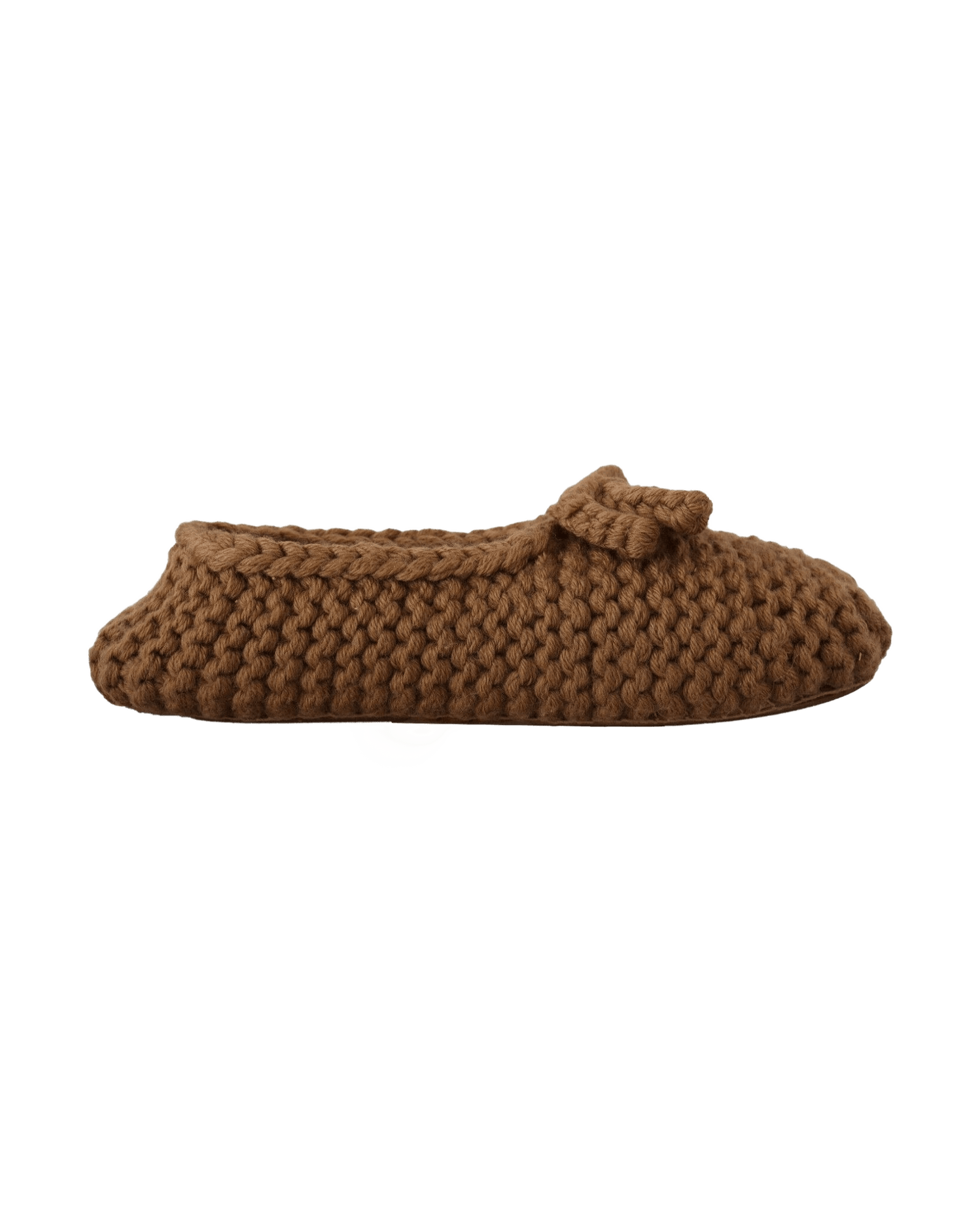 Dolce & Gabbana Brown Wool Elegant Knit Ballerina Flats Glam Steals