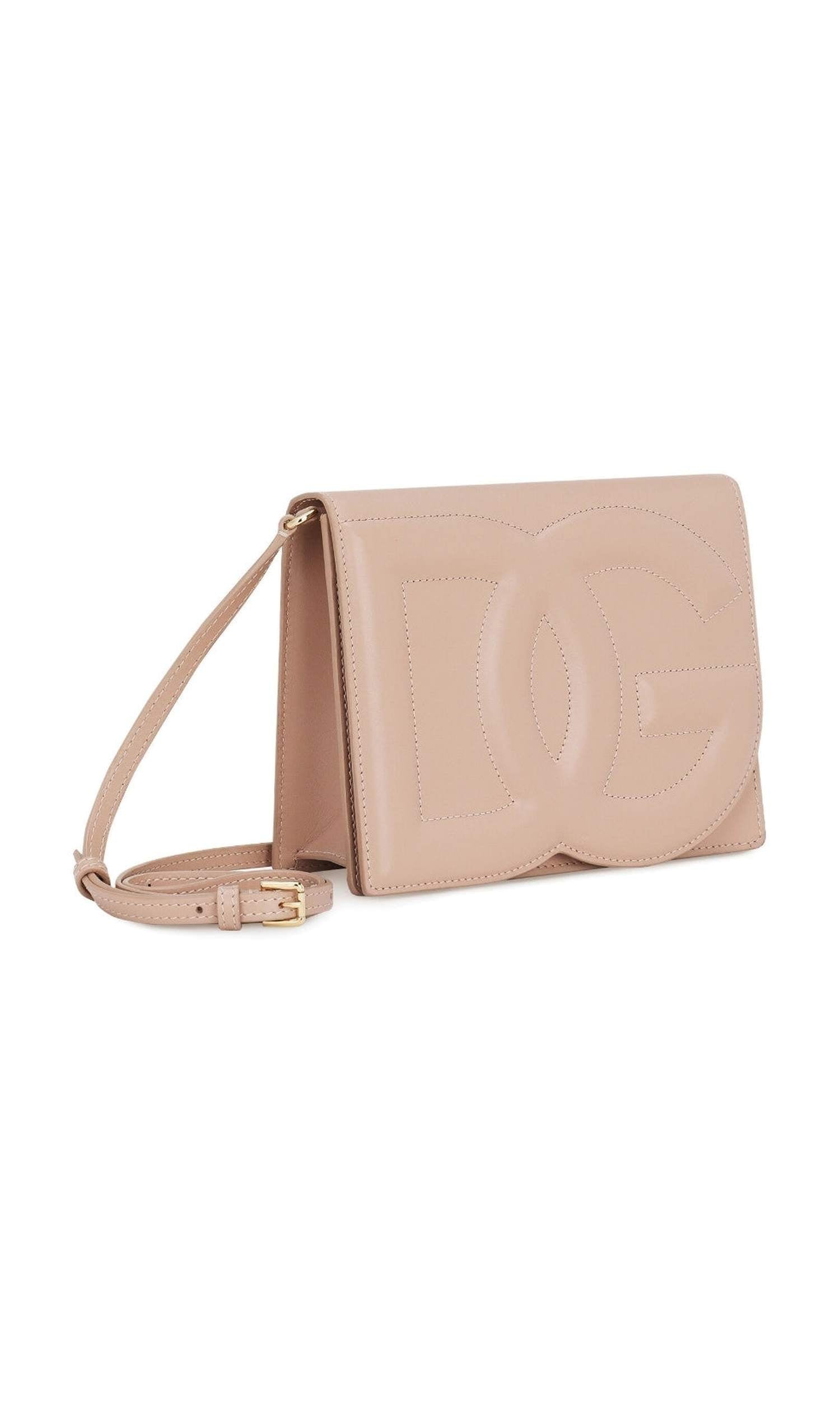 Dolce & Gabbana Calfskin Dg Logo Crossbody Bag Glam Steals