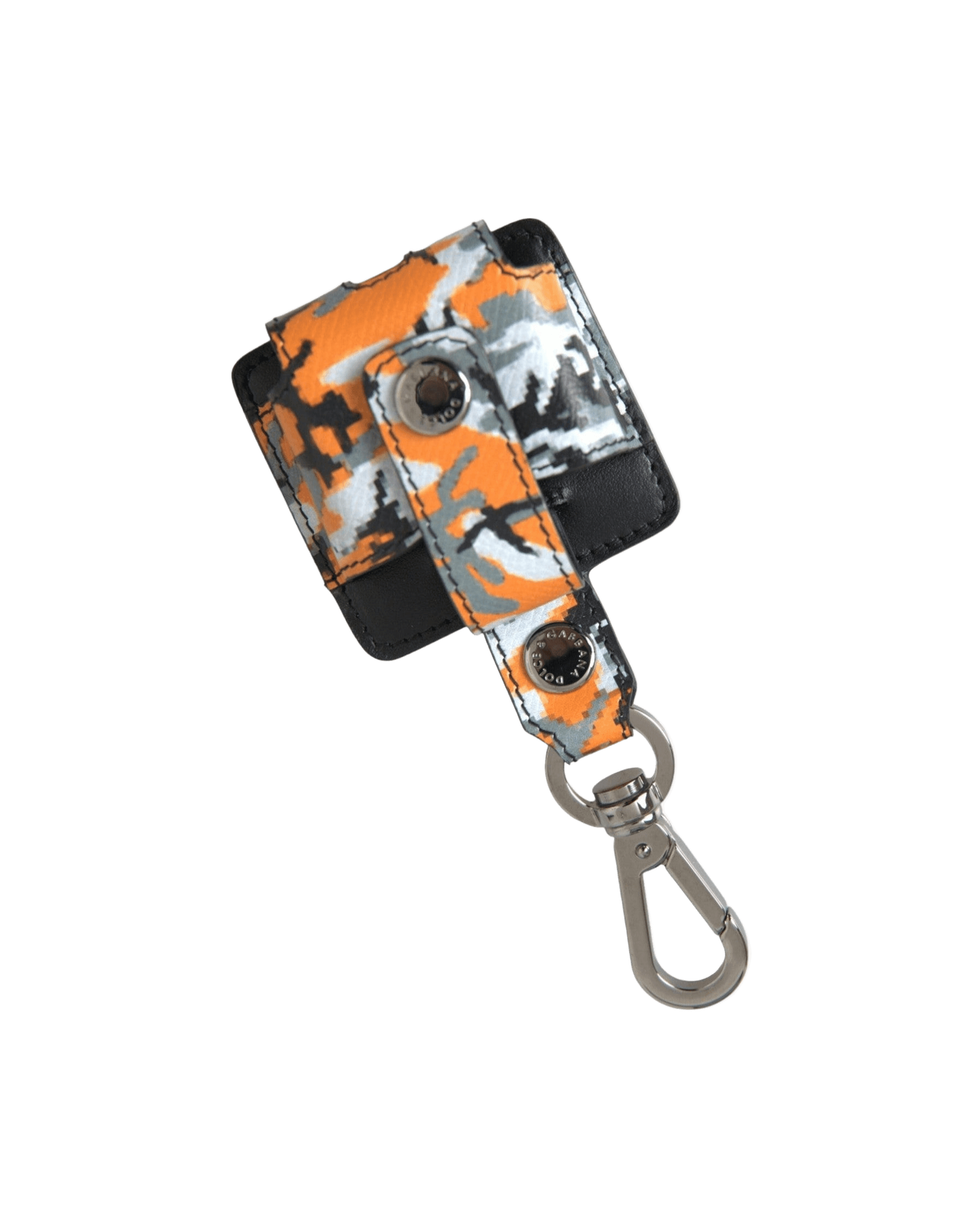 Dolce & Gabbana Camouflage Print Leather Metal Airpods Multicolor Case Glam Steals