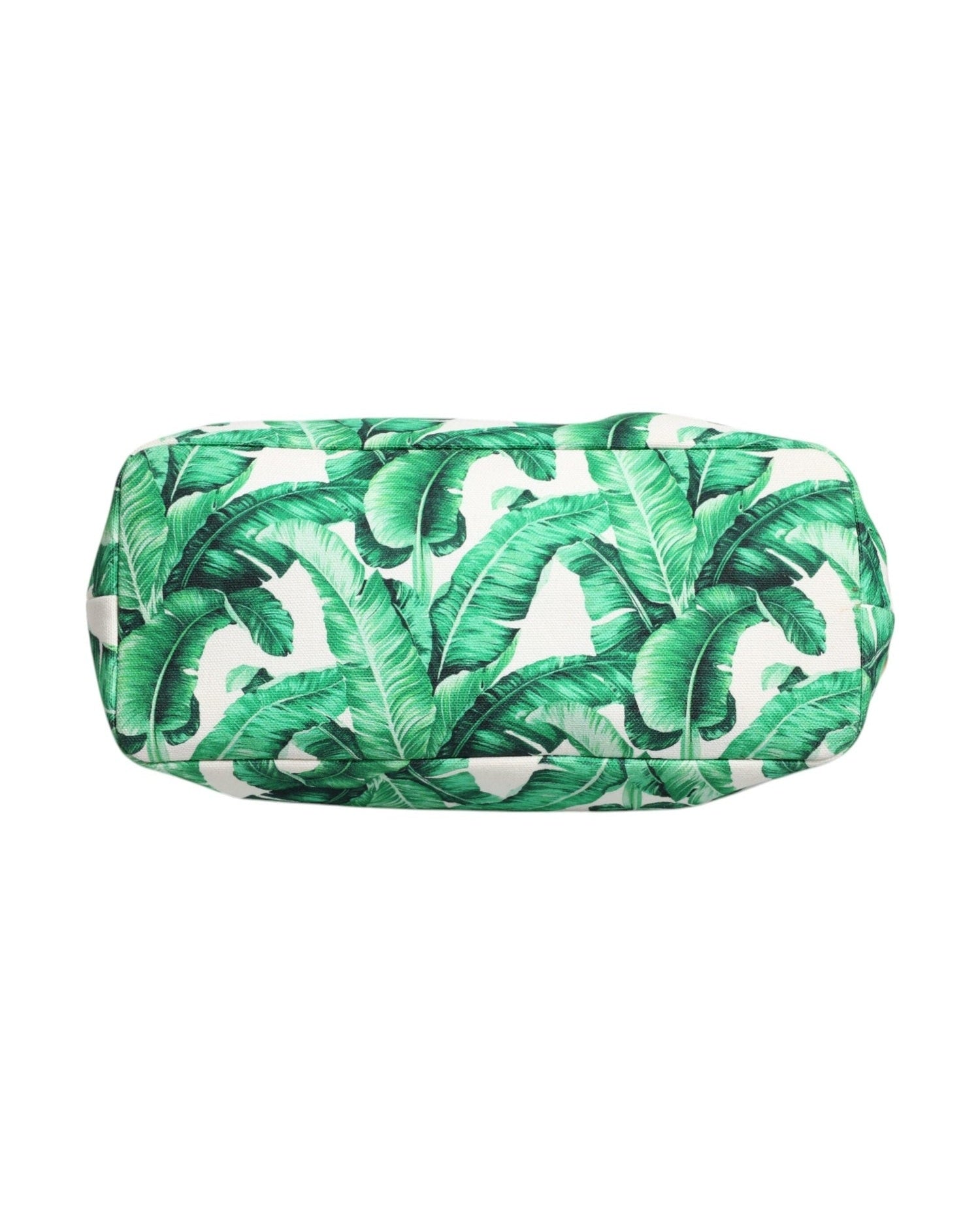 Dolce & Gabbana Canvas Botanical Garden Women Tote Green Bag Glam Steals