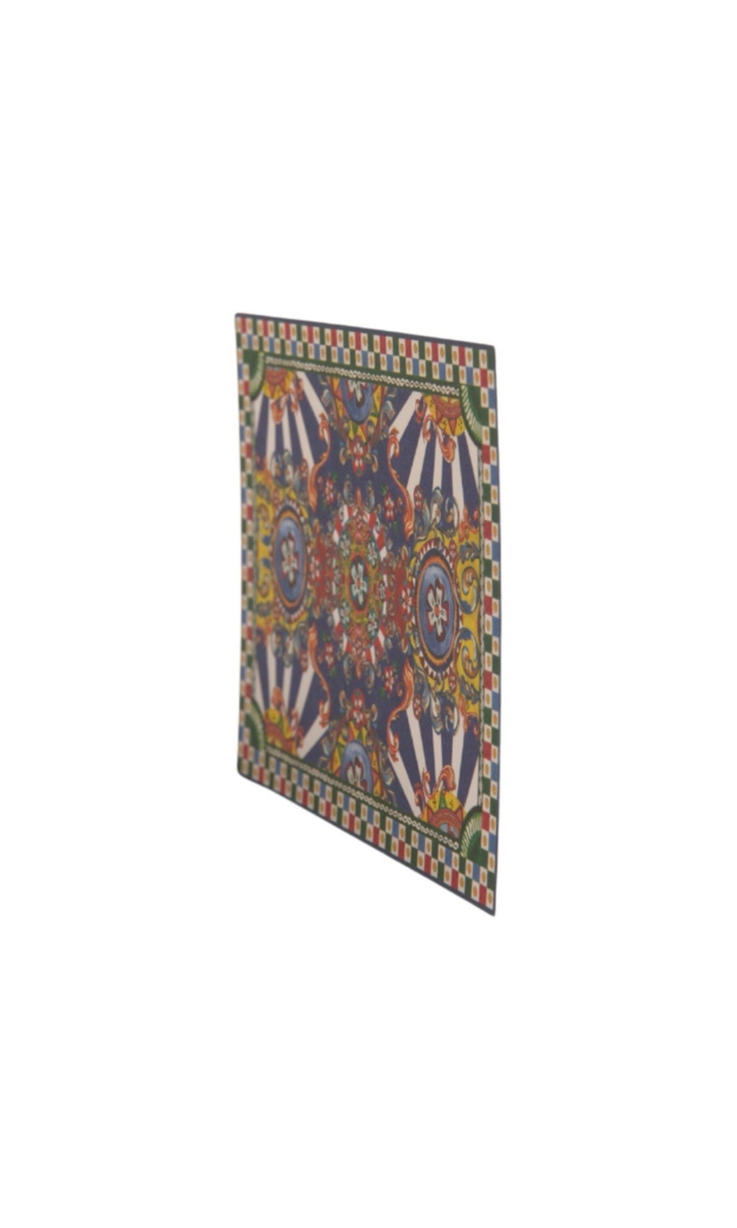 Dolce & Gabbana Carretto Siciliano Envelope Post Card Multicolor Holder Glam Steals
