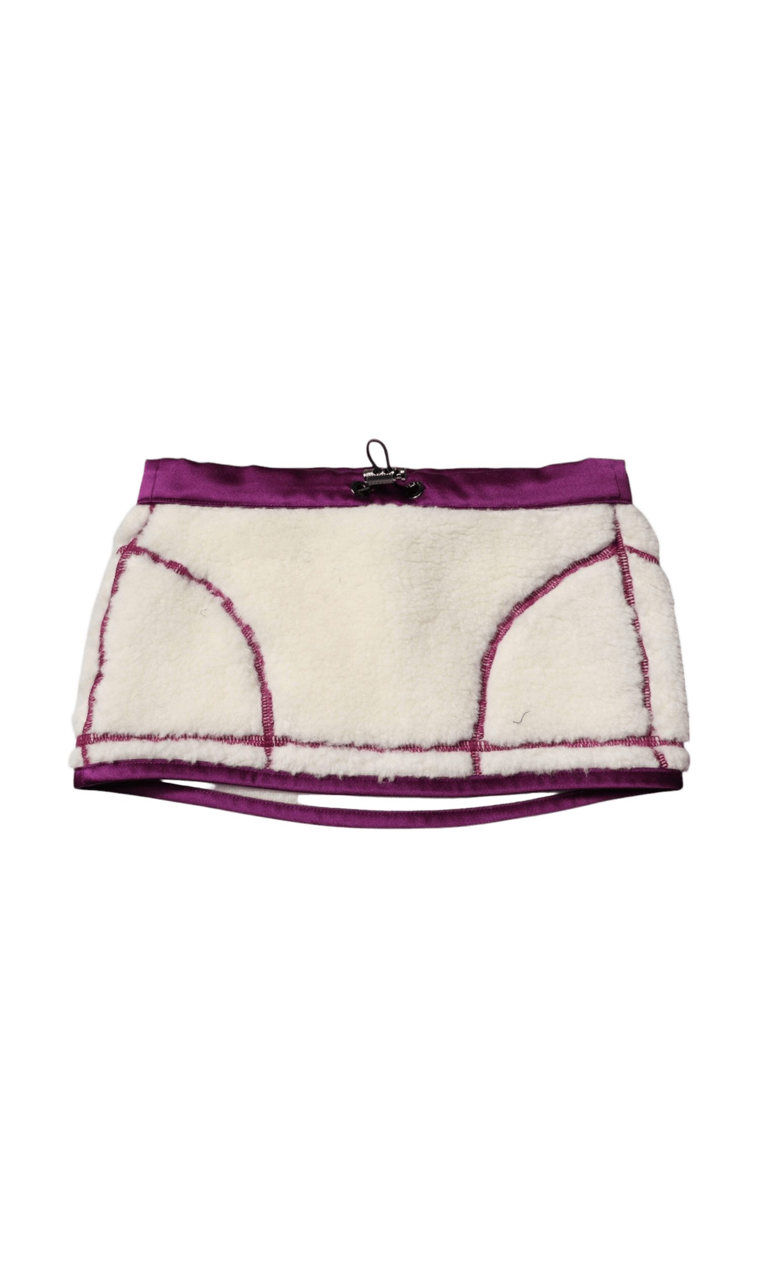 Dolce & Gabbana Cashmere Fleece Neck Warmer Purple Scarf Glam Steals