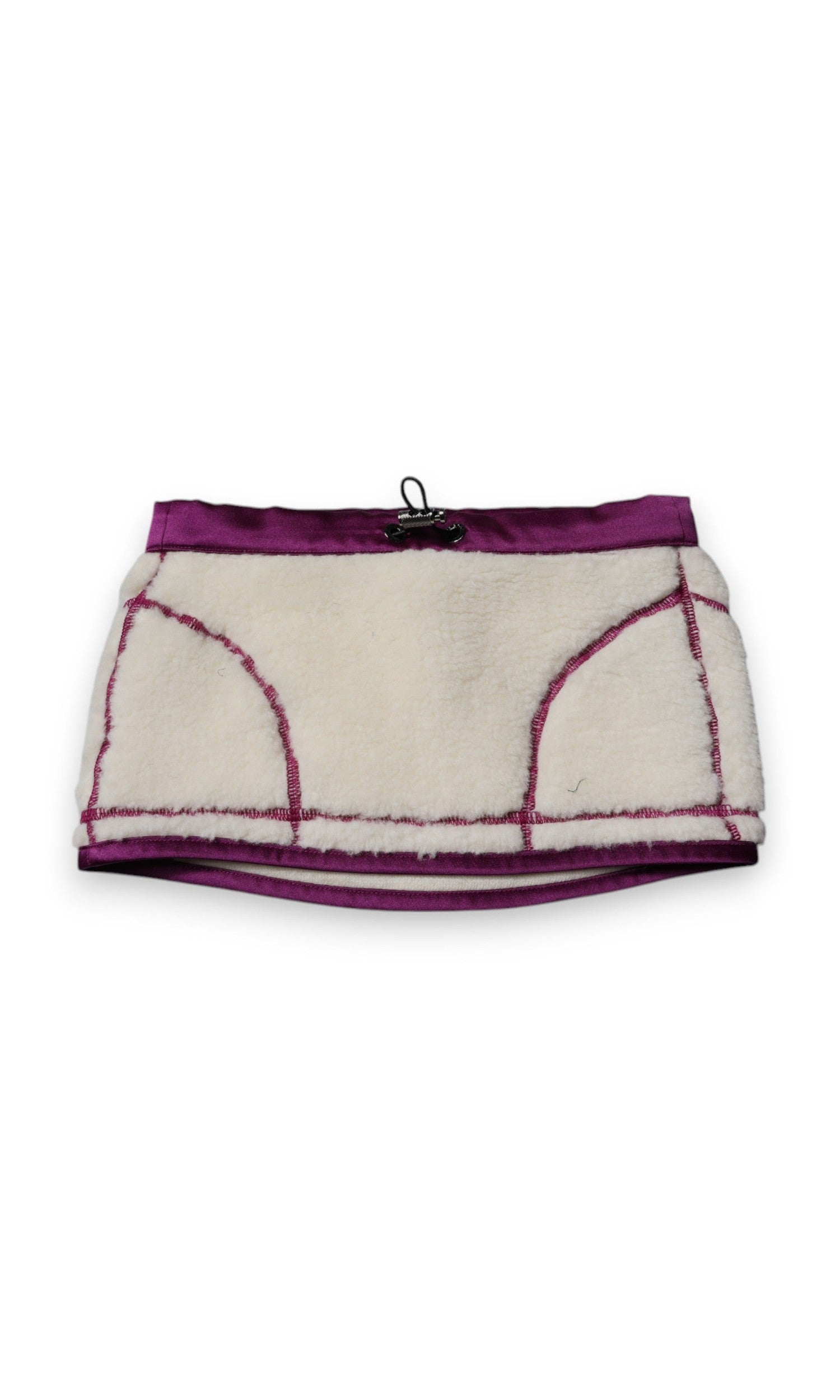 Dolce & Gabbana Cashmere Fleece Neck Warmer Purple Scarf Glam Steals