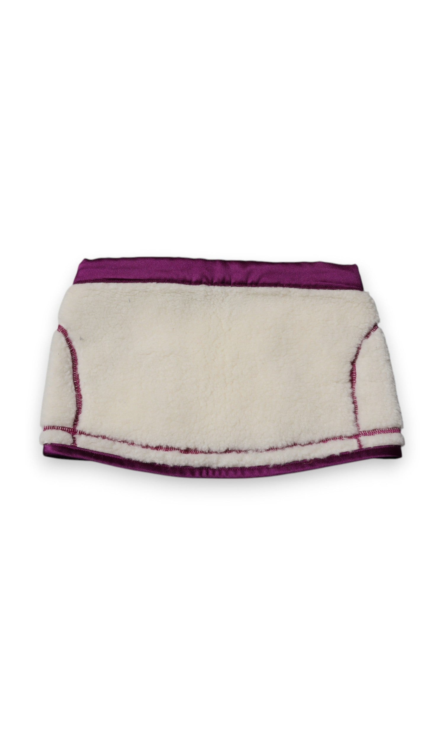 Dolce & Gabbana Cashmere Fleece Neck Warmer Purple Scarf Glam Steals