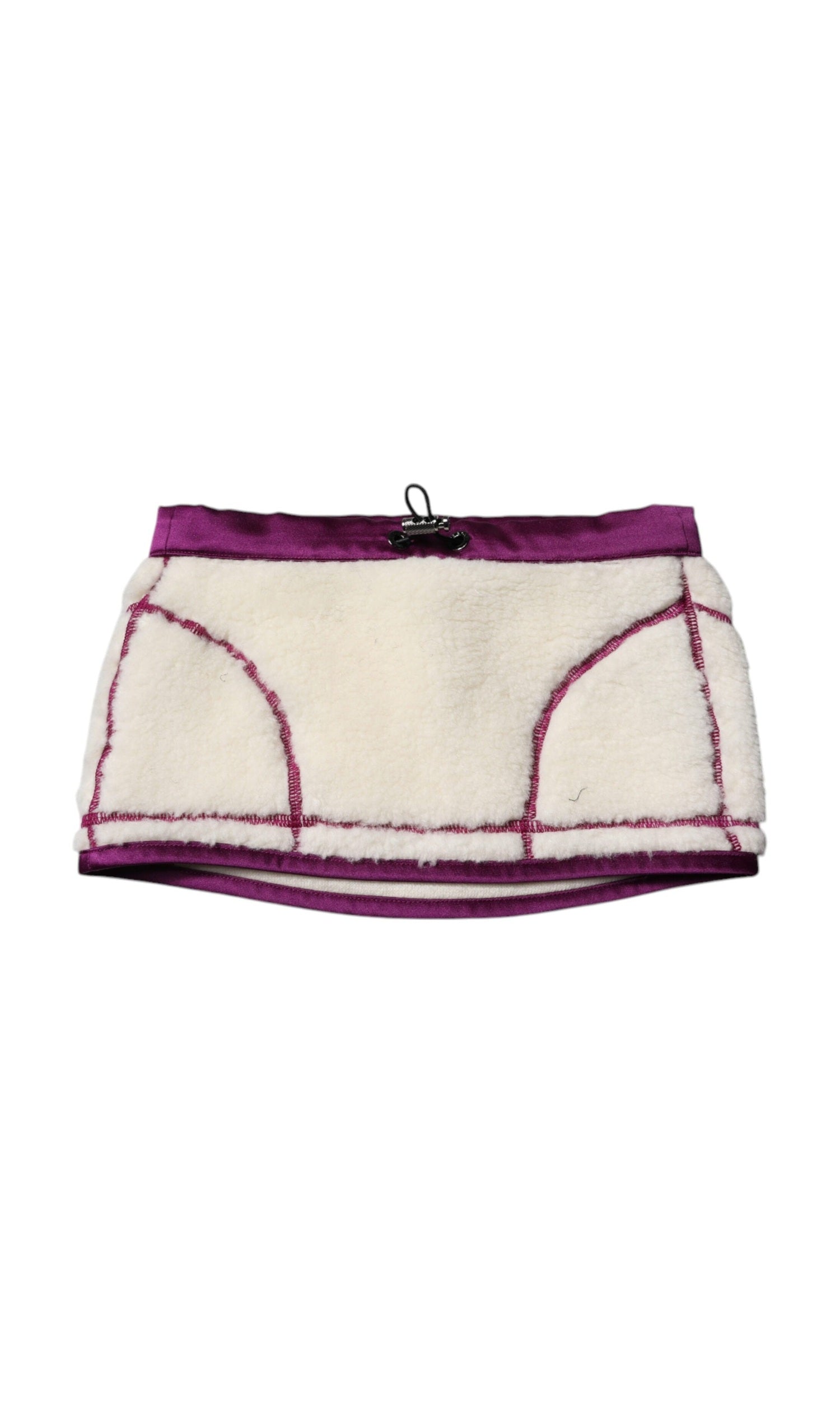 Dolce & Gabbana Cashmere Fleece Neck Warmer Purple Scarf Glam Steals