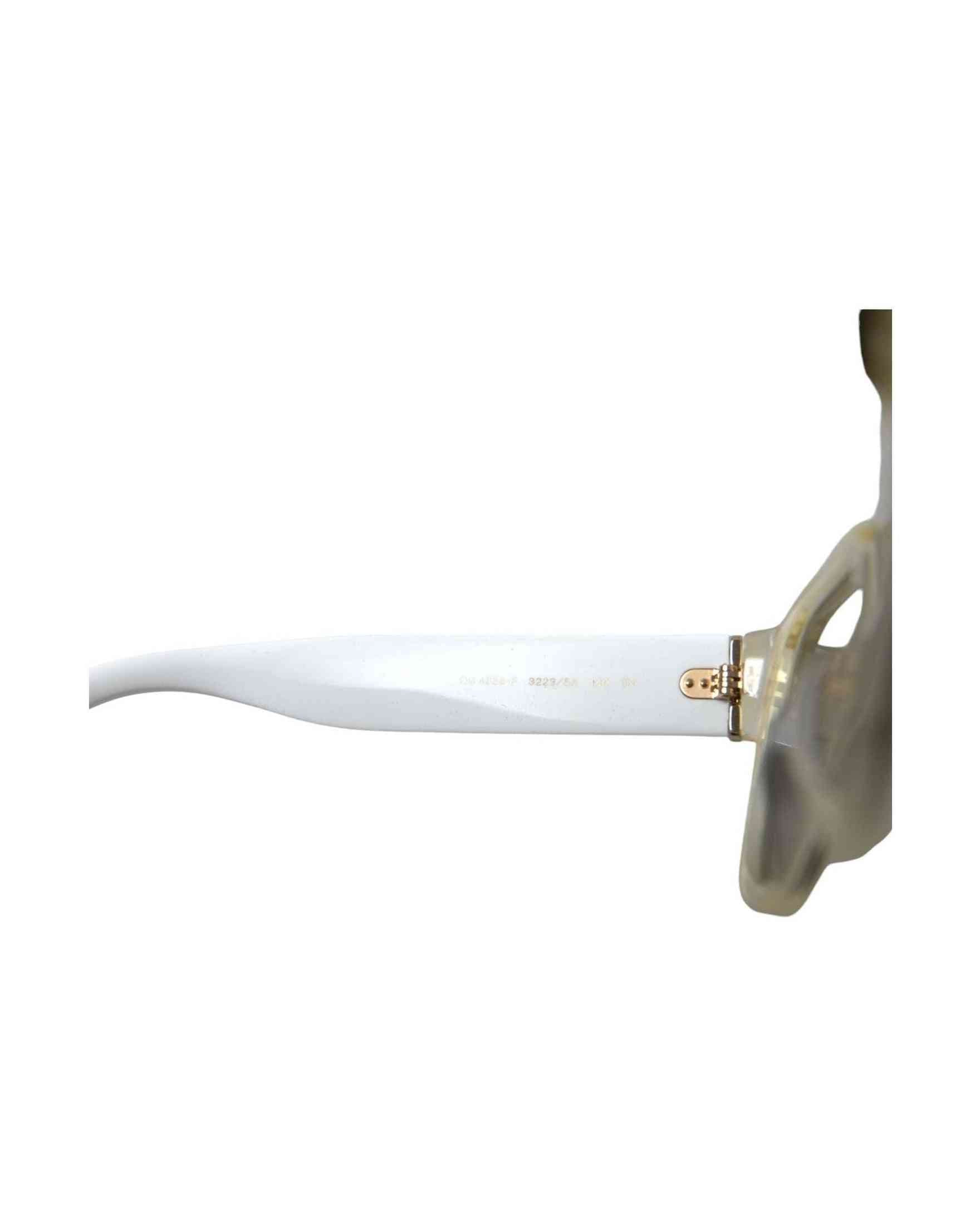 Dolce & Gabbana Chic Acetate Designer White Sunglasses Sunglasses