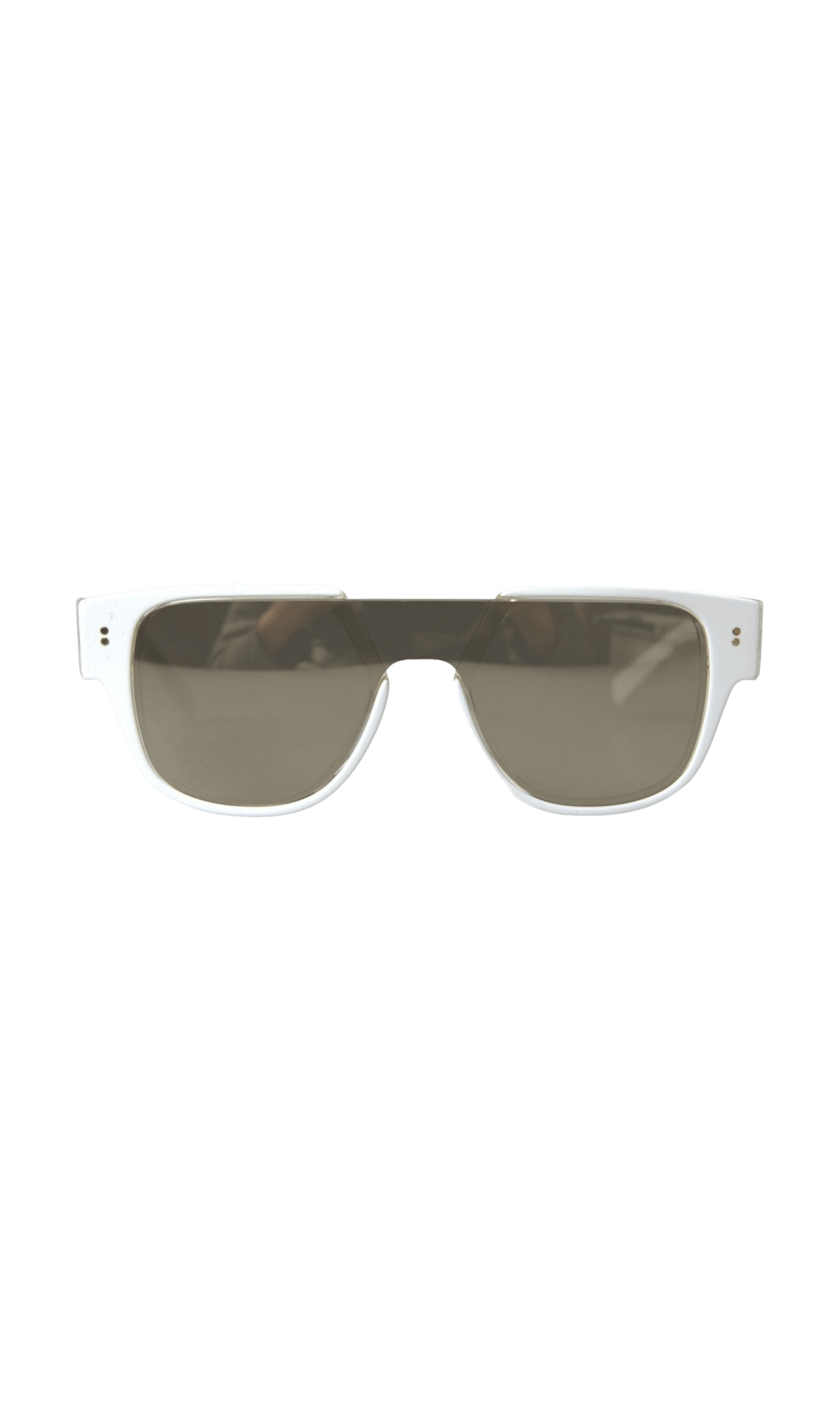 Dolce & Gabbana Chic Acetate Designer White Sunglasses Glam Steals