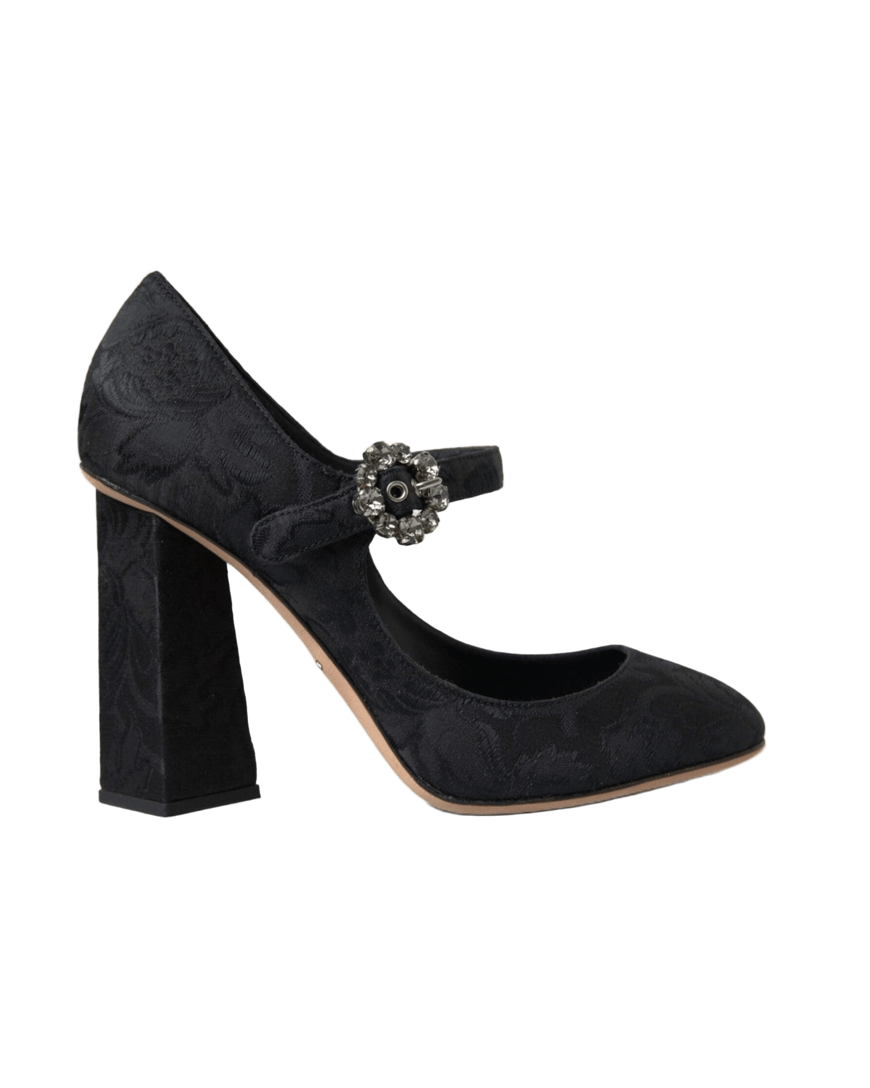 Dolce & Gabbana Chic Brocade Mary Janes Black Pumps Glam Steals