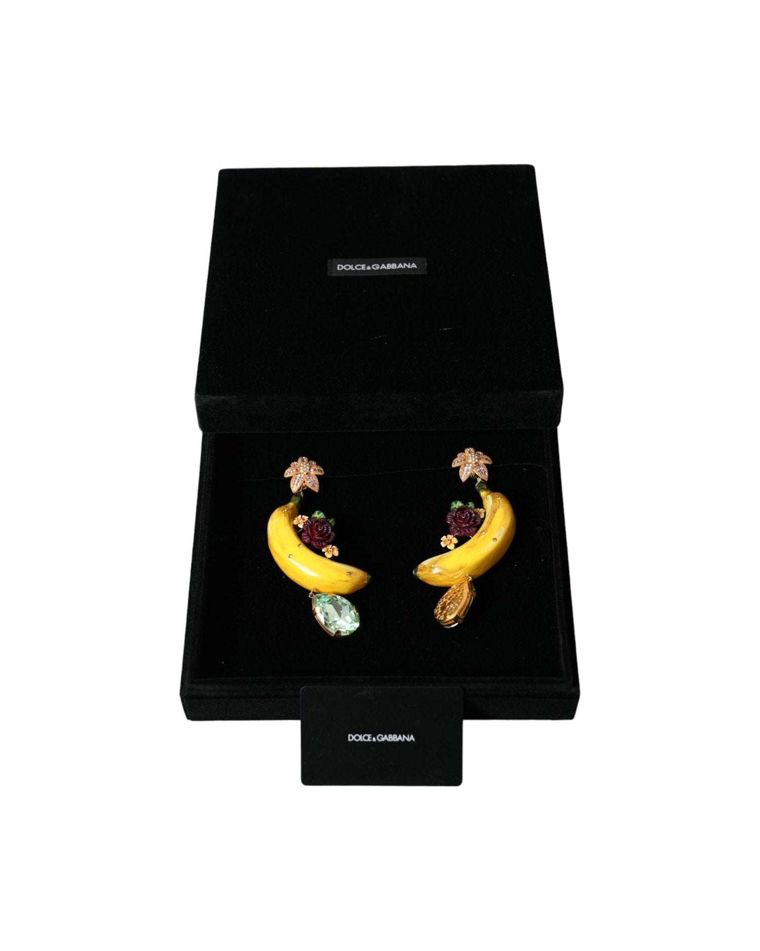 Dolce & Gabbana Chic Clip-On Banana Dangle Earrings Glam Steals