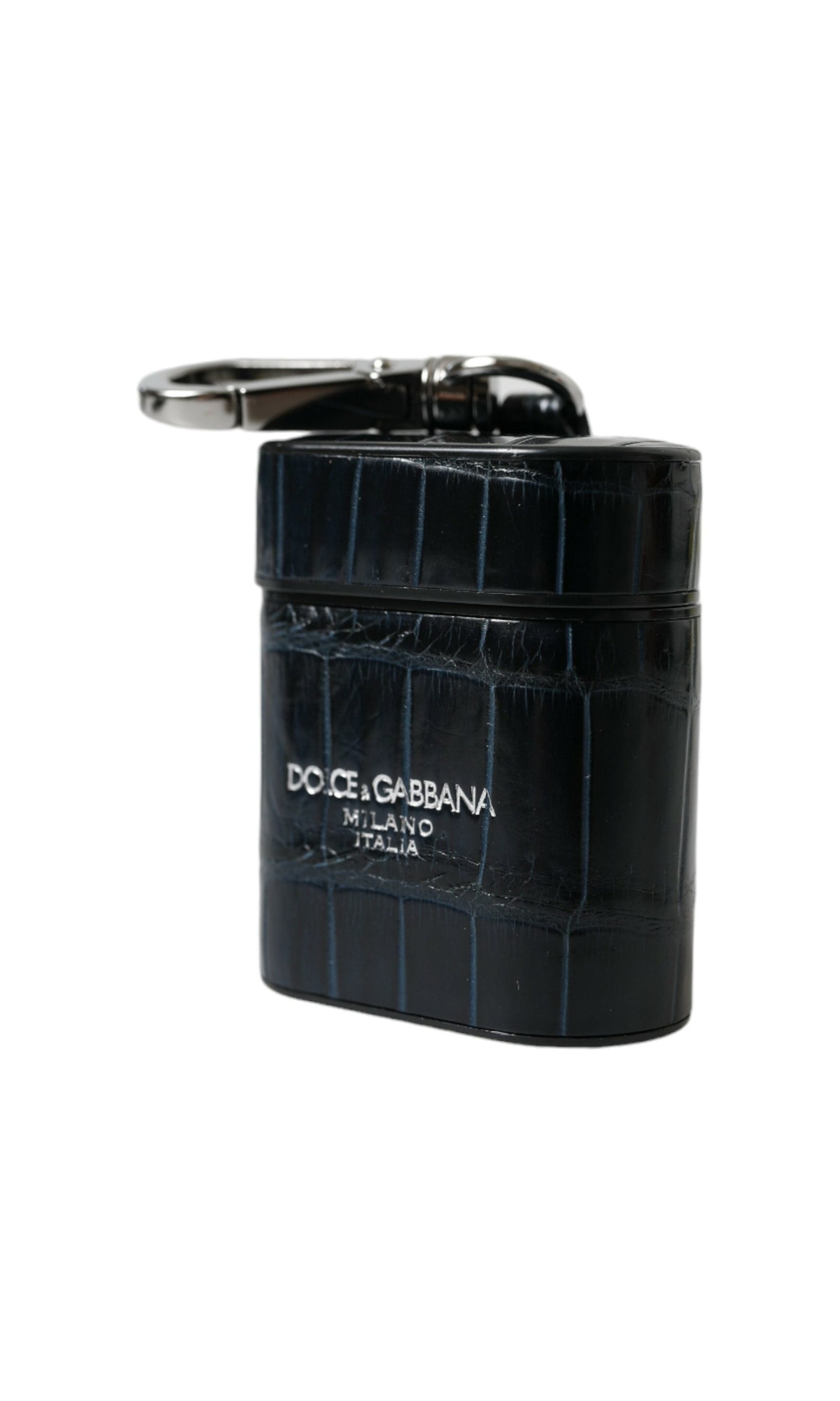 Dolce & Gabbana Chic Crocodile Leather Airpods Case Glam Steals