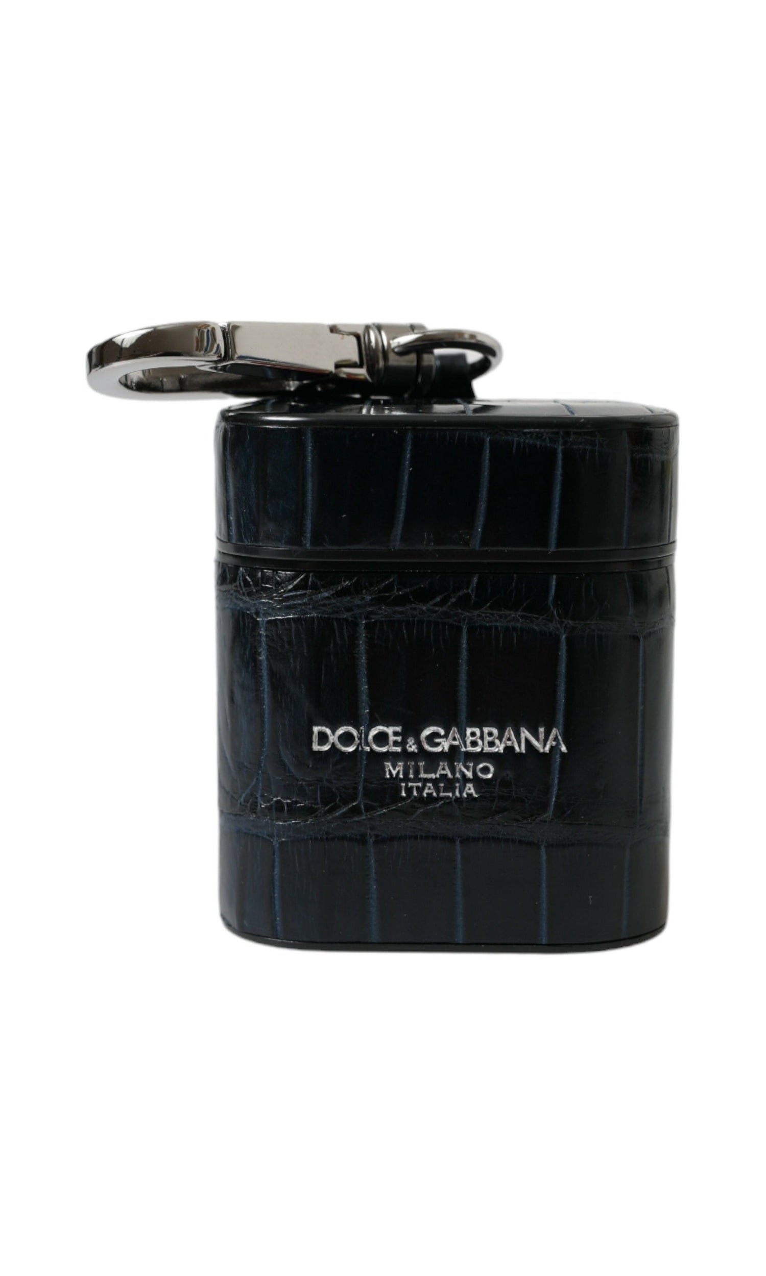 Dolce & Gabbana Chic Crocodile Leather Airpods Case Glam Steals