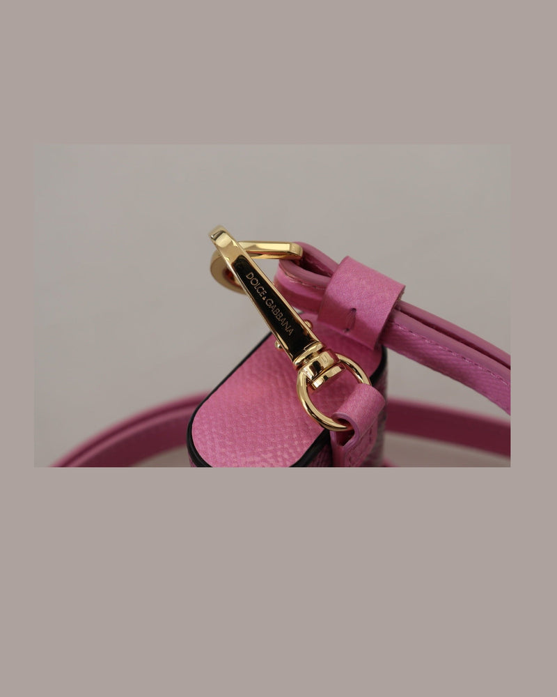 Dolce & Gabbana Chic Leather Airpods Pink Case Glam Steals