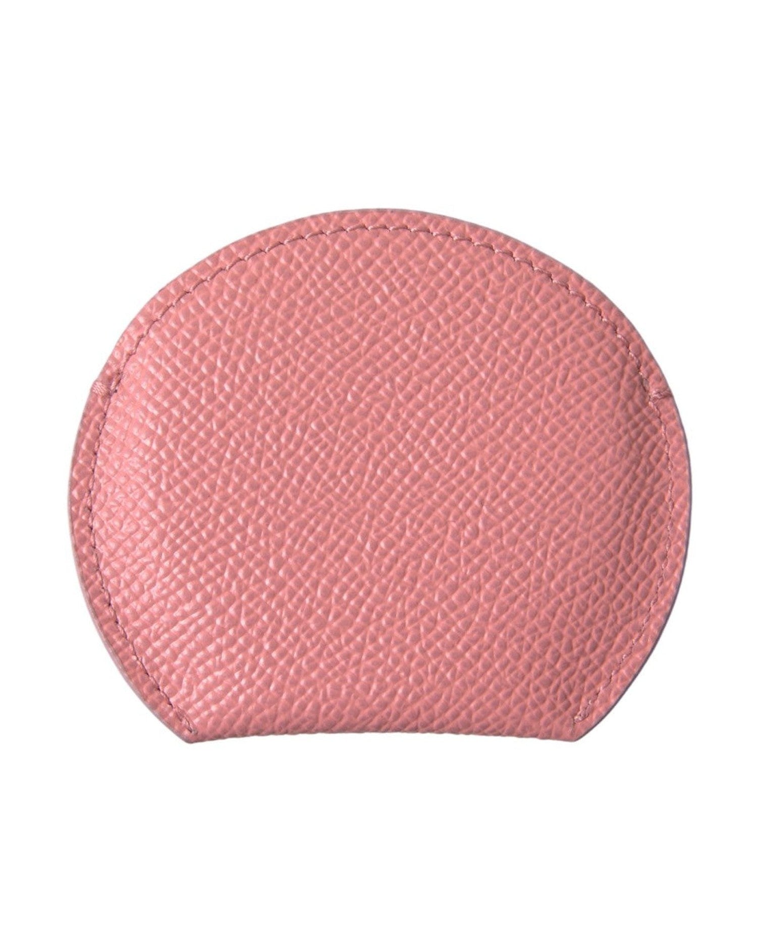 Dolce & Gabbana Chic Leather Hand Mirror Pink Holder Glam Steals
