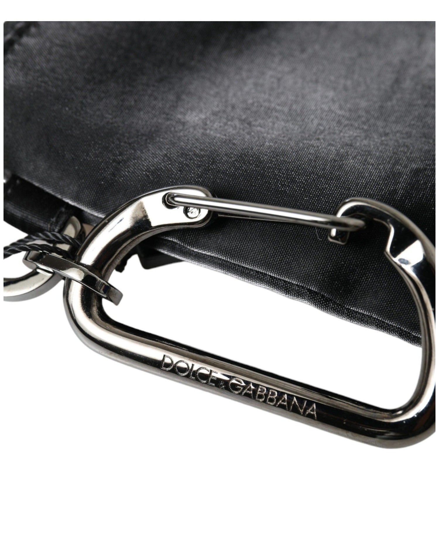 Dolce & Gabbana Chic Nylon-Leather Designer Pouch Glam Steals