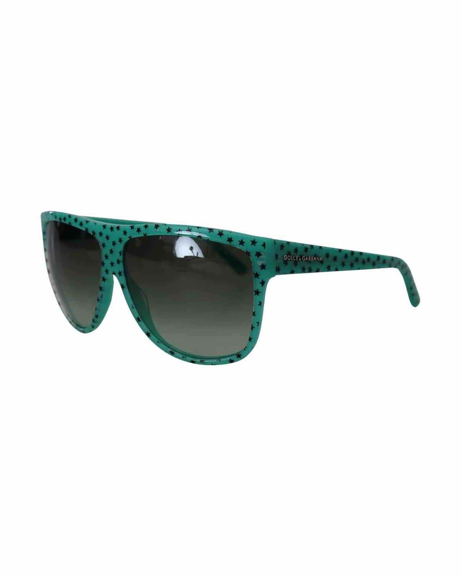 Dolce & Gabbana Chic Square Sunglasses With Star Pattern Glam Steals