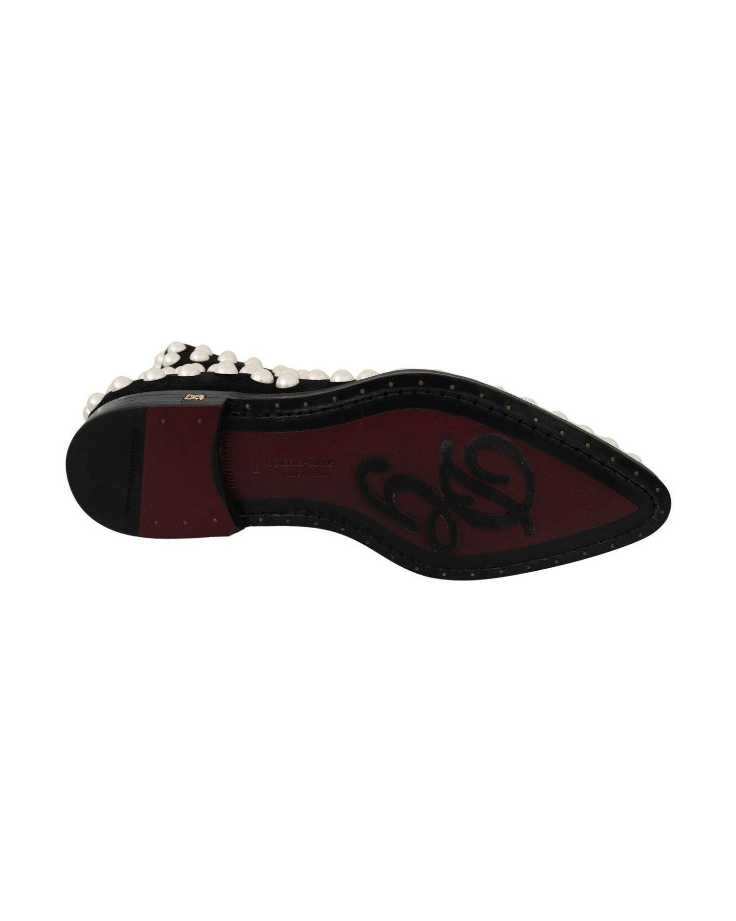 Dolce & Gabbana Chic Suede Ankle Boots With Black Pearls Glam Steals
