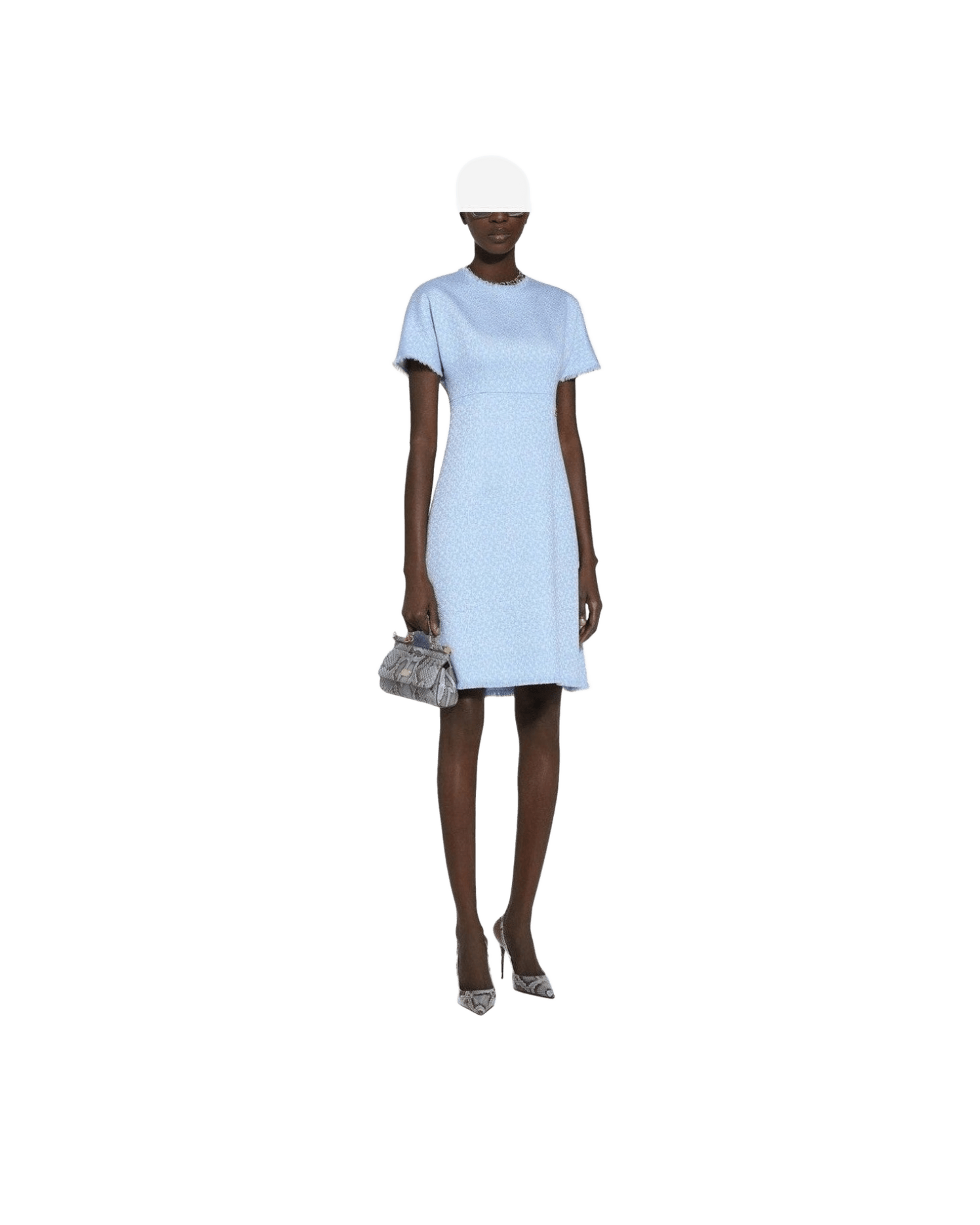 Dolce & Gabbana Clear Blue Dress Glam Steals