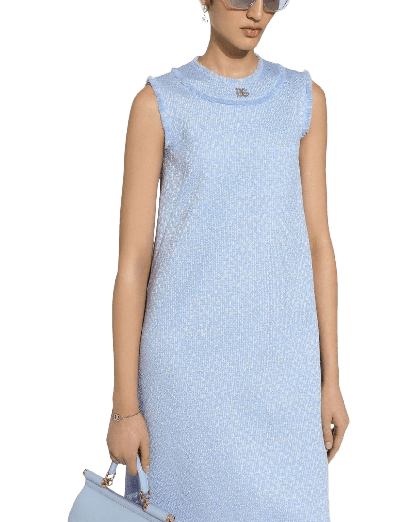 Dolce & Gabbana Clear Blue Dress Glam Steals