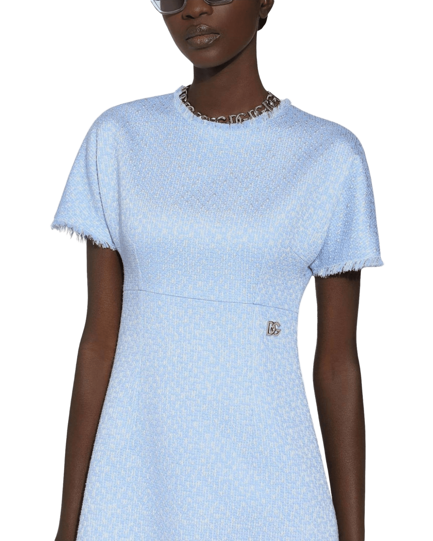 Dolce & Gabbana Clear Blue Dress Glam Steals