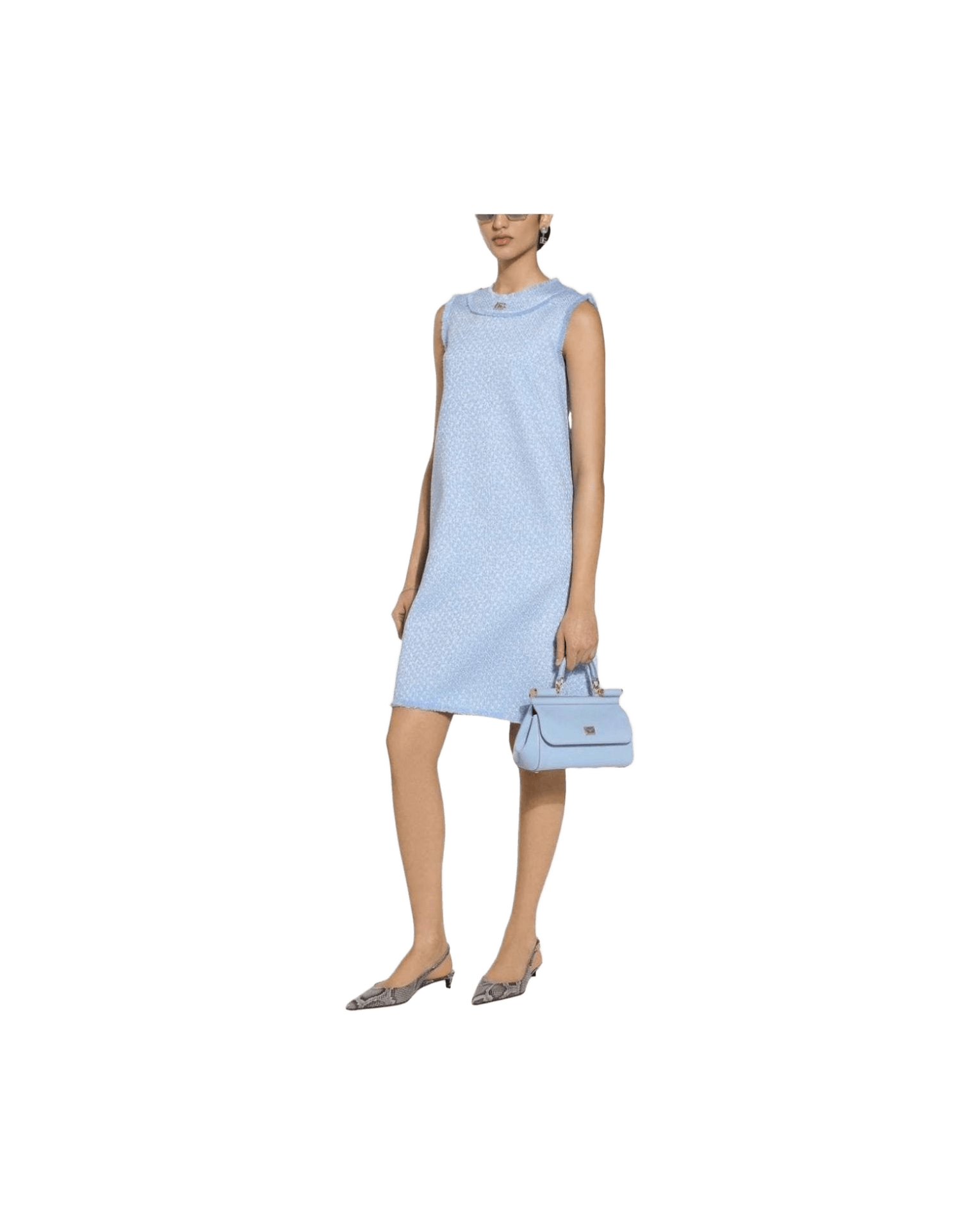 Dolce & Gabbana Clear Blue Dress Glam Steals