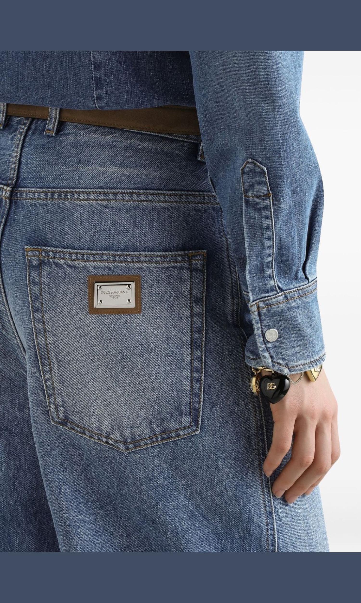 Dolce & Gabbana Clear Blue Jeans Glam Steals