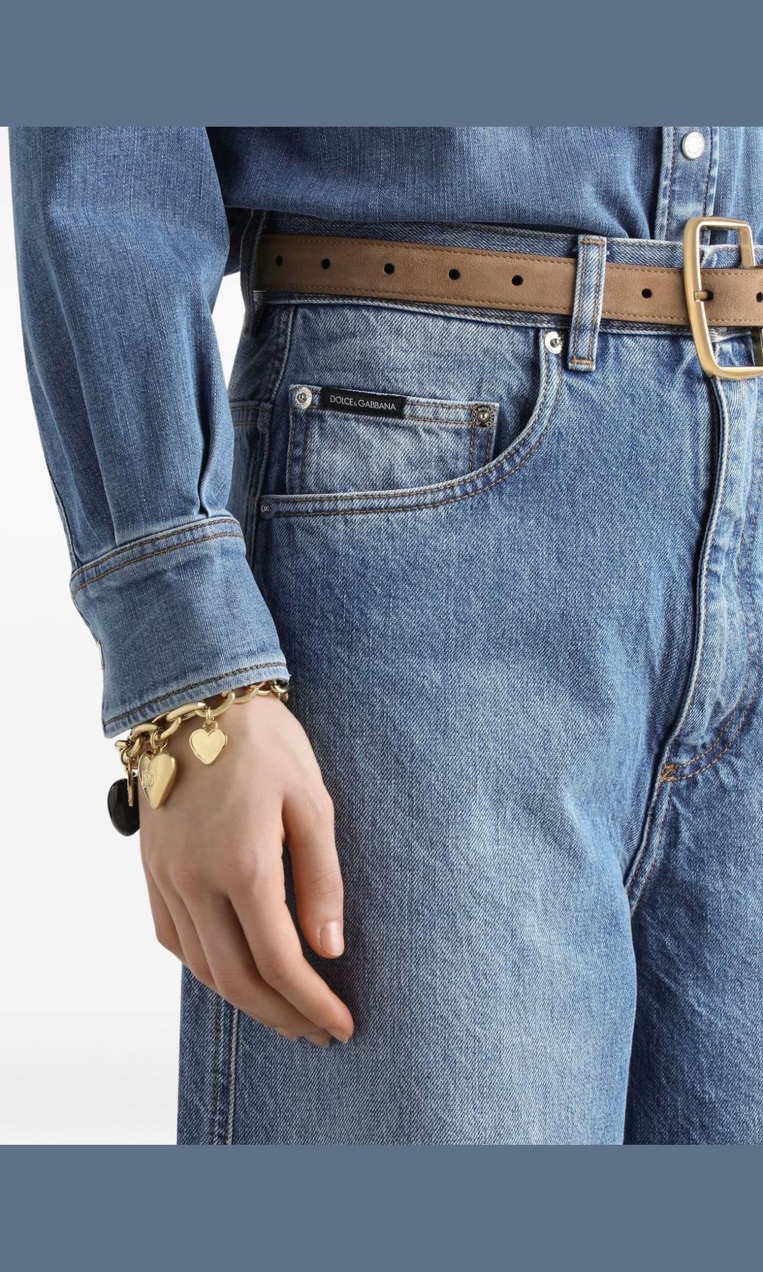 Dolce & Gabbana Clear Blue Jeans Glam Steals