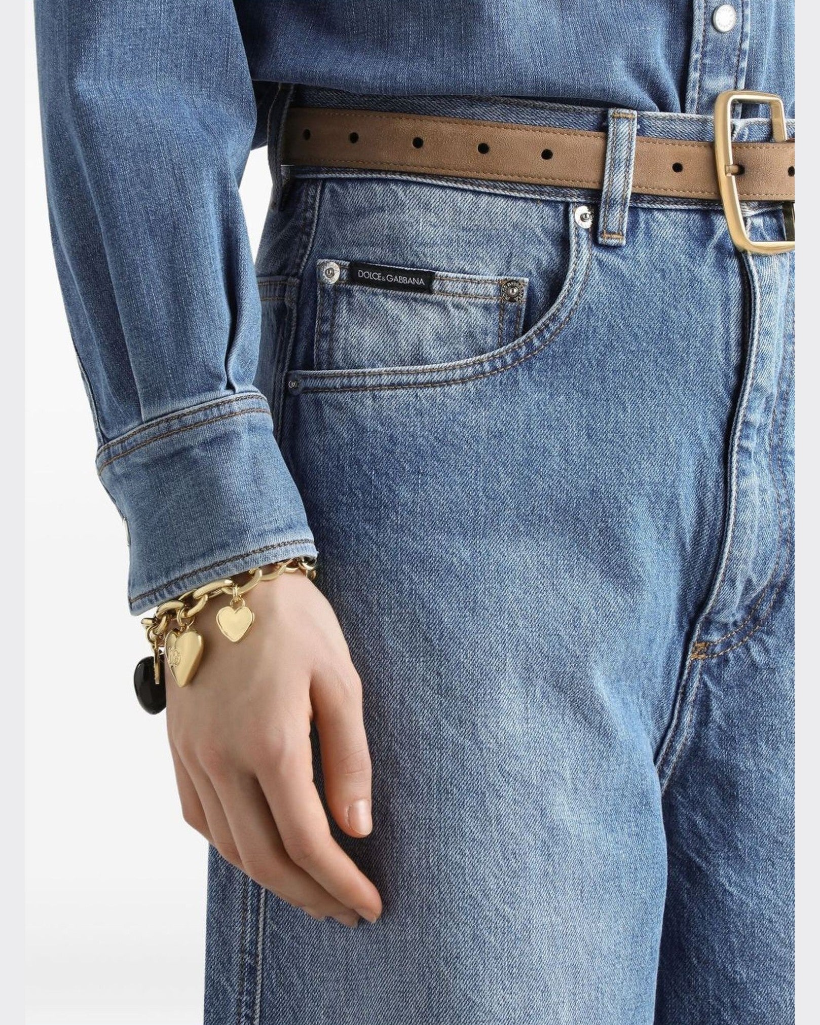 Dolce & Gabbana Clear Blue Jeans Glam Steals