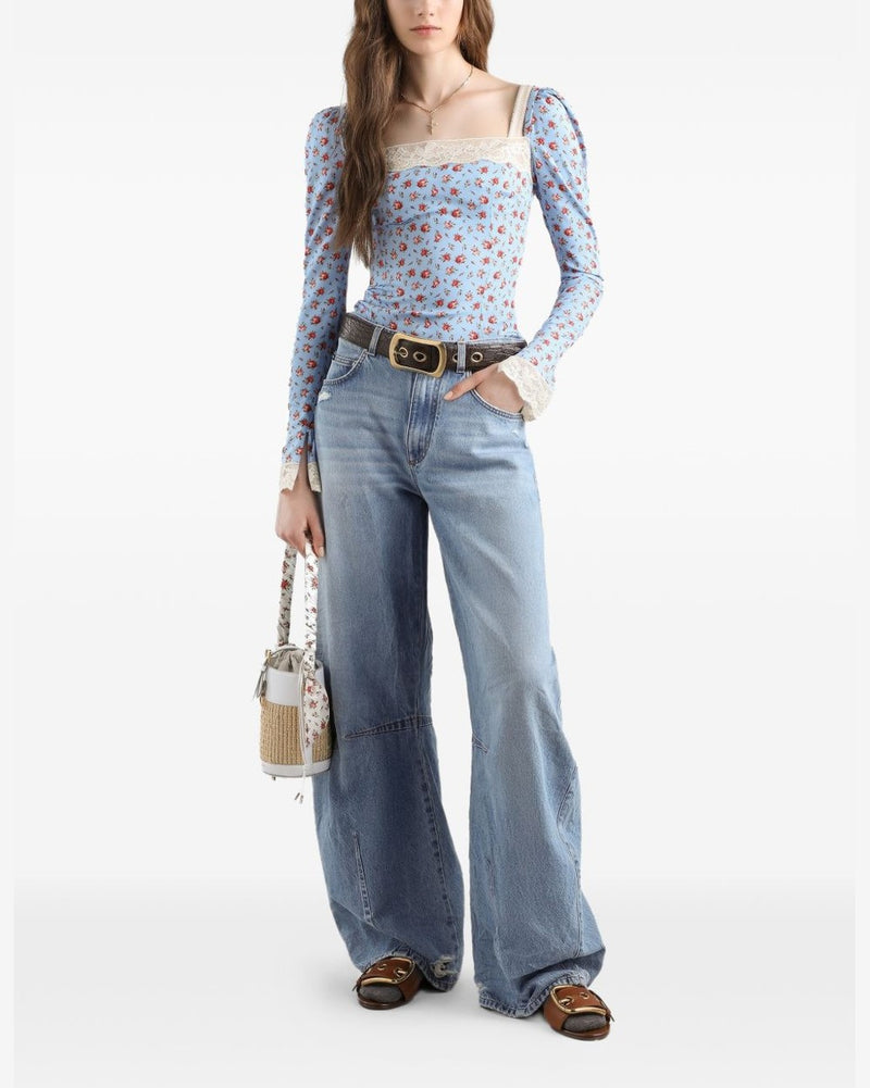 Dolce & Gabbana Clear Blue Jeans Glam Steals