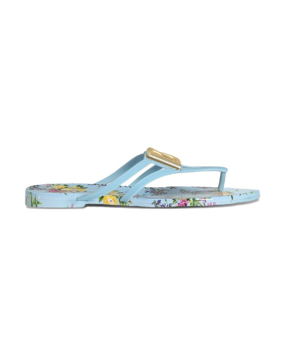 Dolce & Gabbana Clear Blue Sandals Sandals