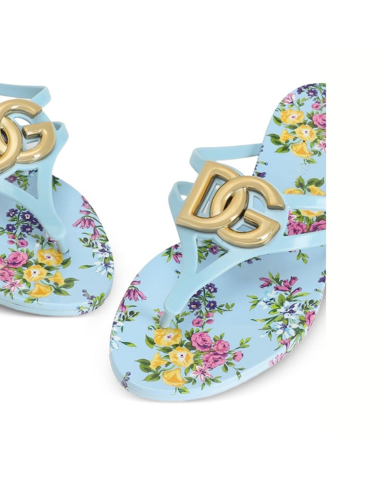 Dolce & Gabbana Clear Blue Sandals Sandals