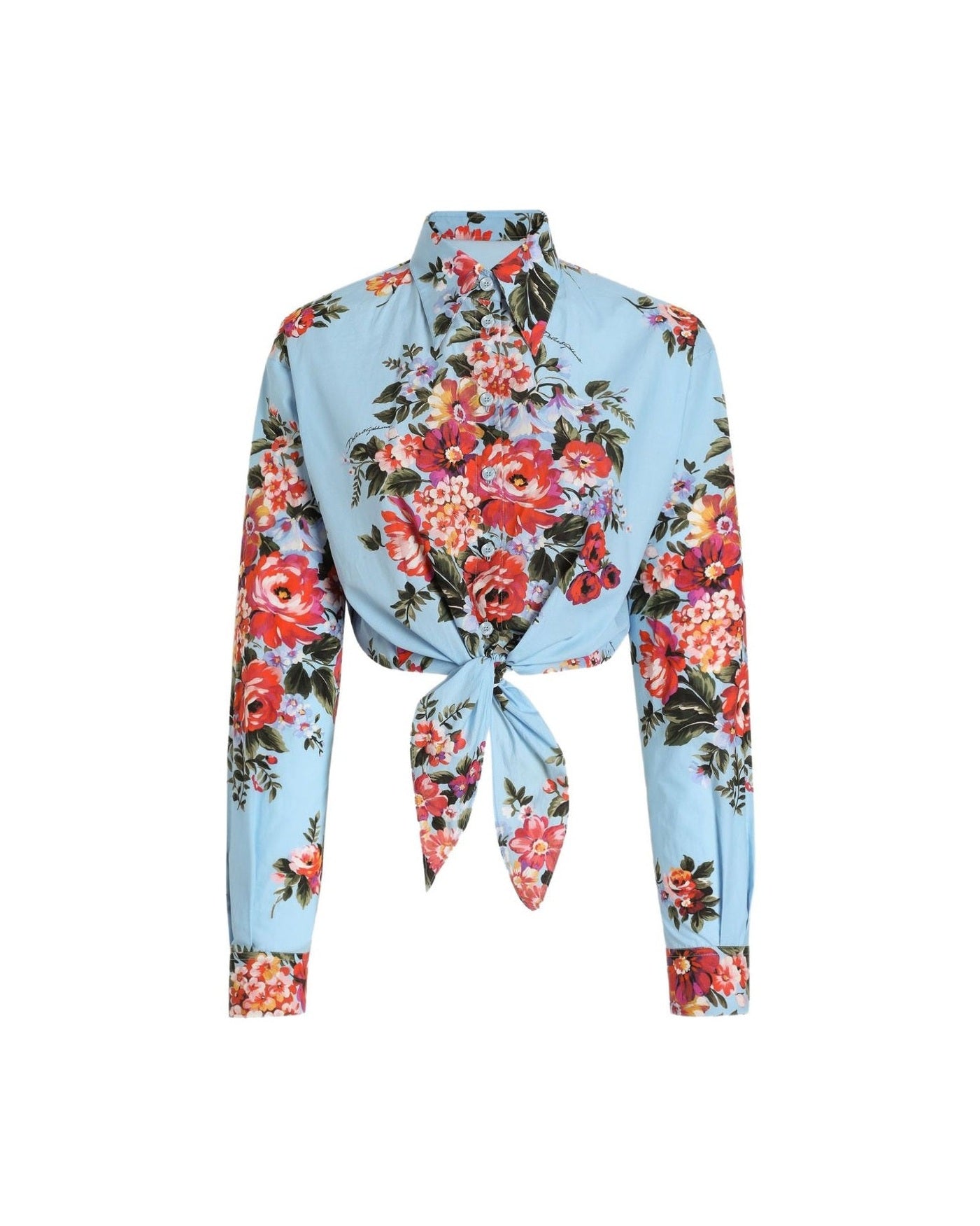 Dolce & Gabbana Clear Blue Shirt Glam Steals