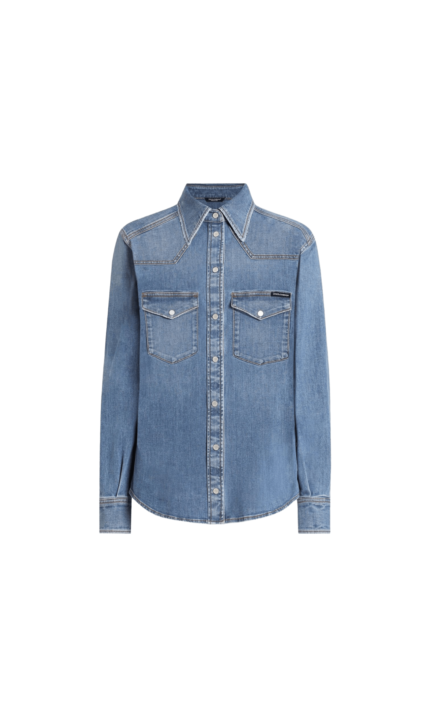 Dolce & Gabbana Clear Blue Shirt Glam Steals