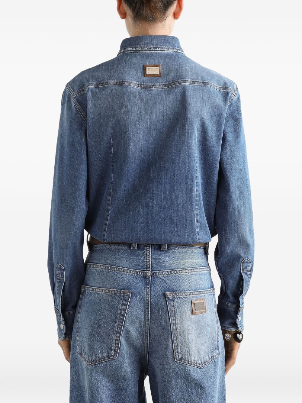Dolce & Gabbana Clear Blue Shirt Glam Steals