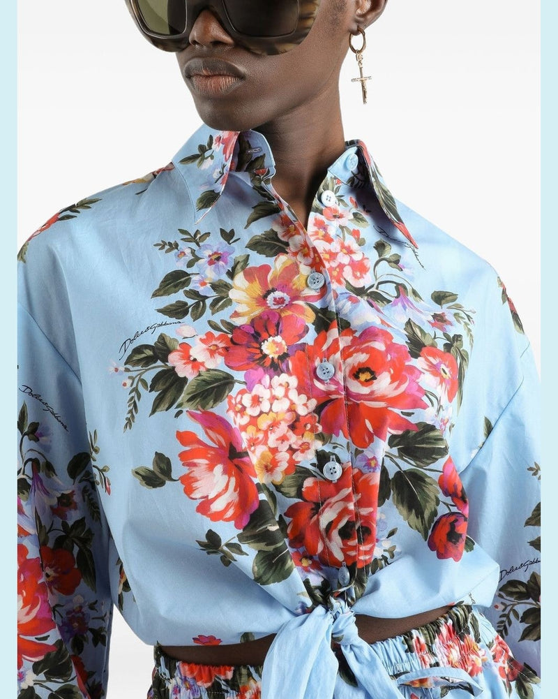 Dolce & Gabbana Clear Blue Shirt Glam Steals