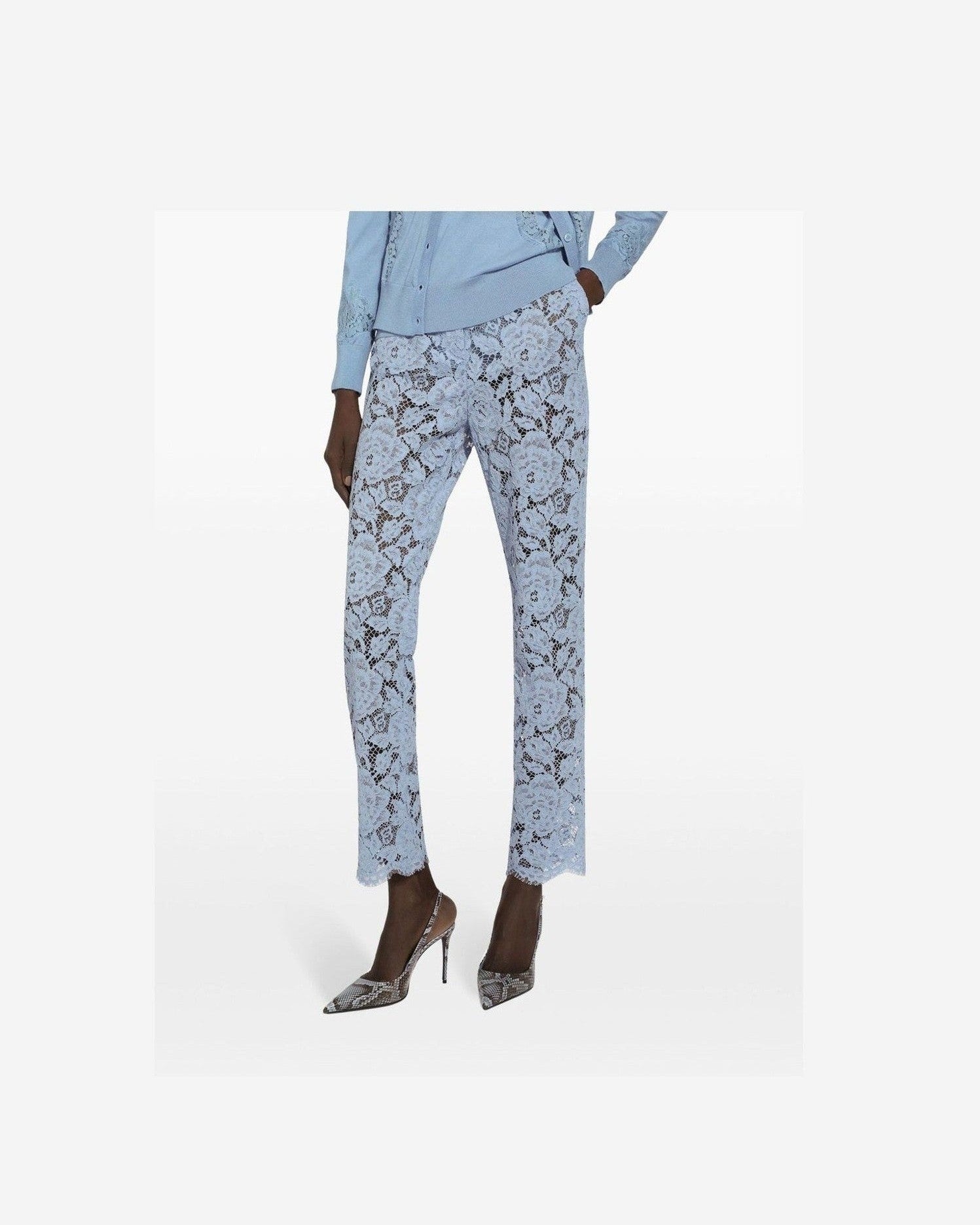Dolce & Gabbana Clear Blue Trouser Glam Steals
