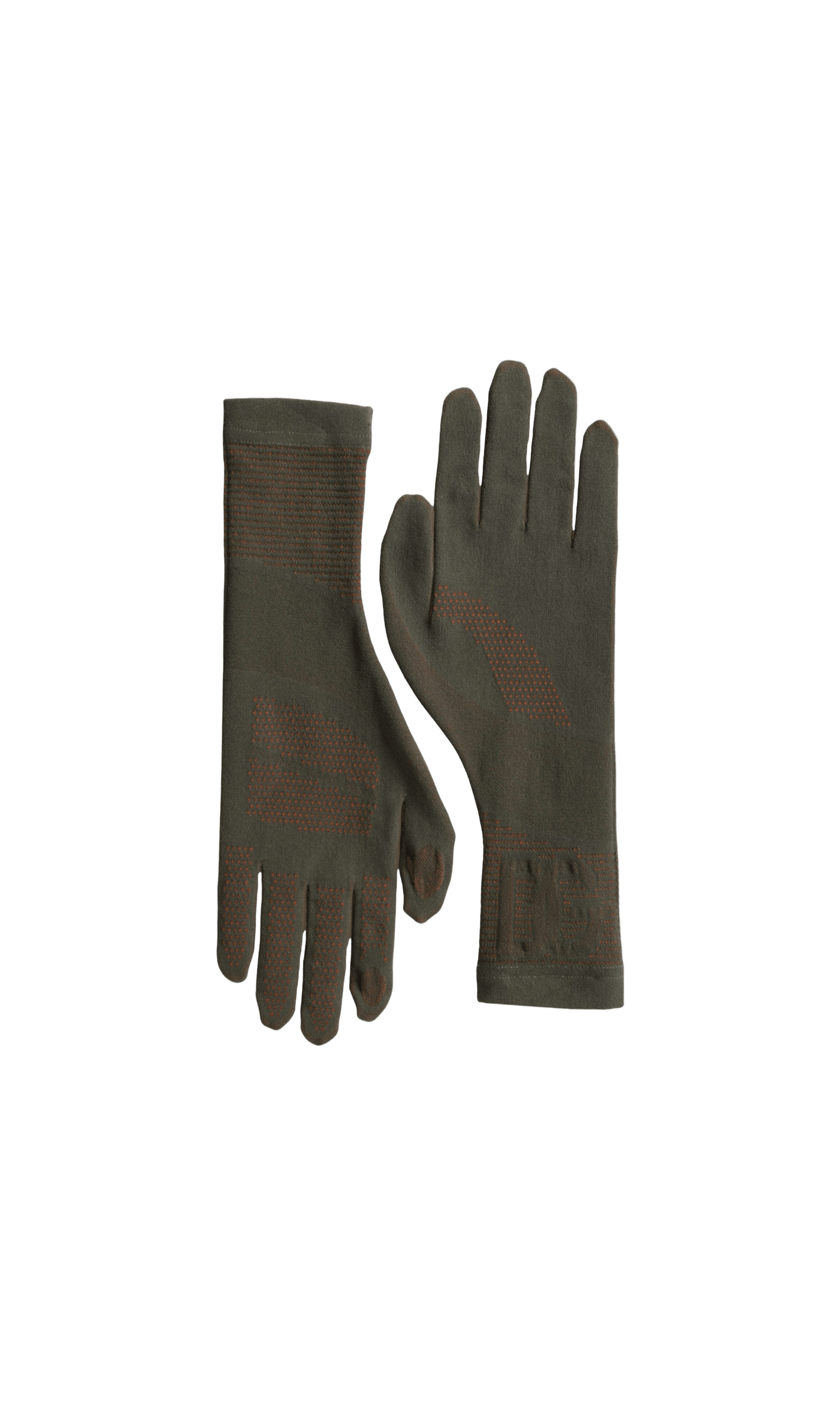Dolce & Gabbana Cotton Stretch Wrist Length Brown Gloves Glam Steals