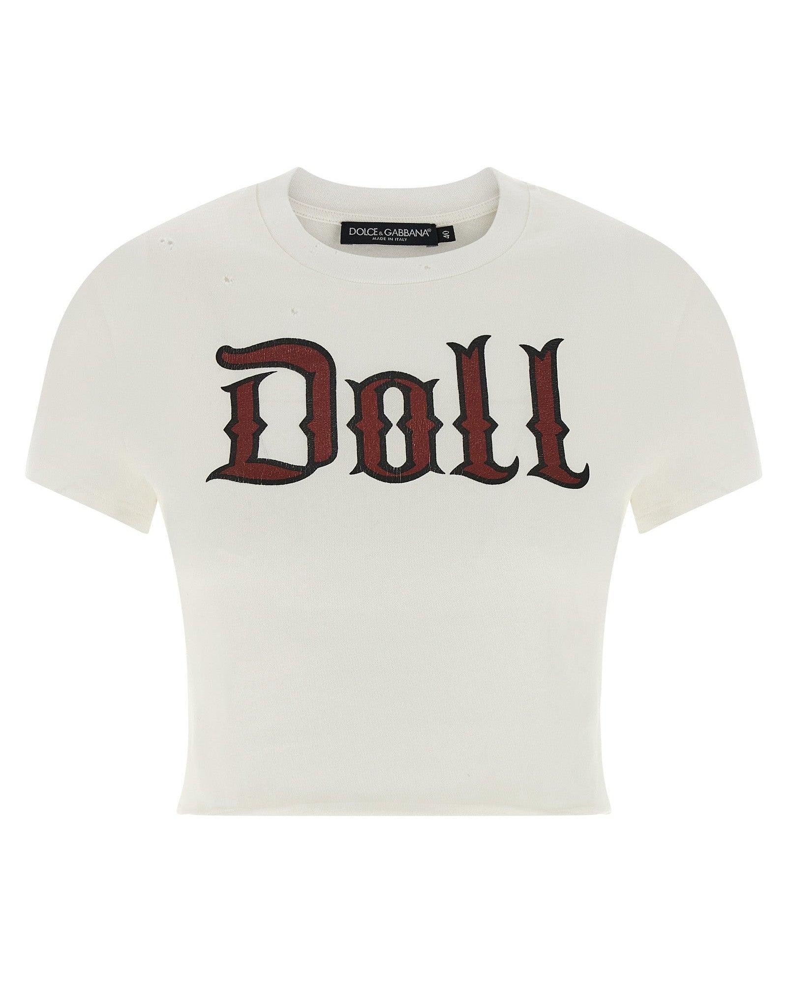 Dolce & Gabbana Cotton Used Effect T-shirt Glam Steals