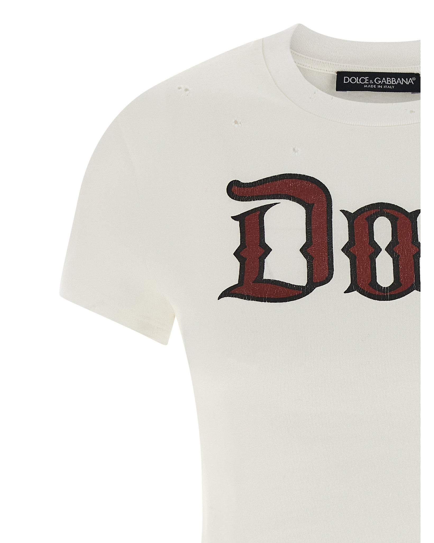 Dolce & Gabbana Cotton Used Effect T-shirt Glam Steals