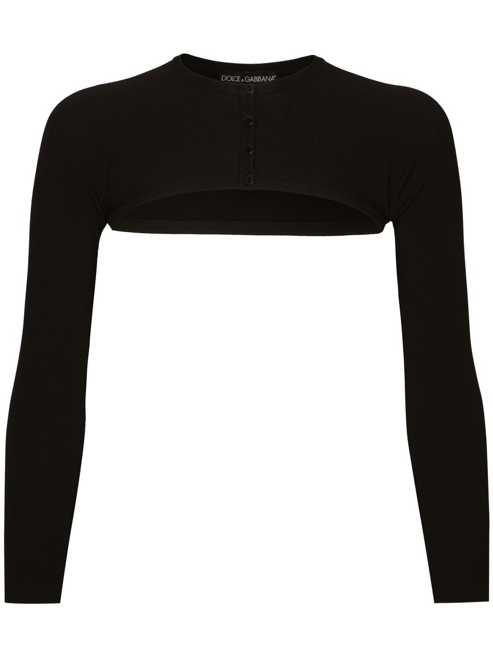 Dolce & Gabbana Cropped Button Fastening Cardigan Glam Steals