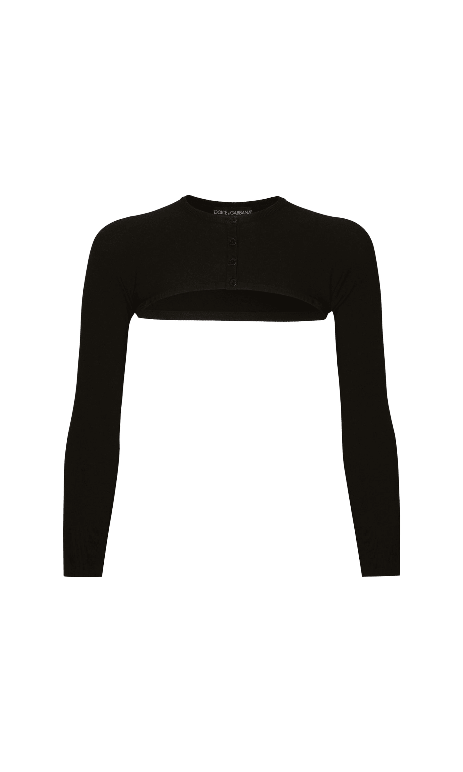 Dolce & Gabbana Cropped Button Fastening Cardigan Glam Steals