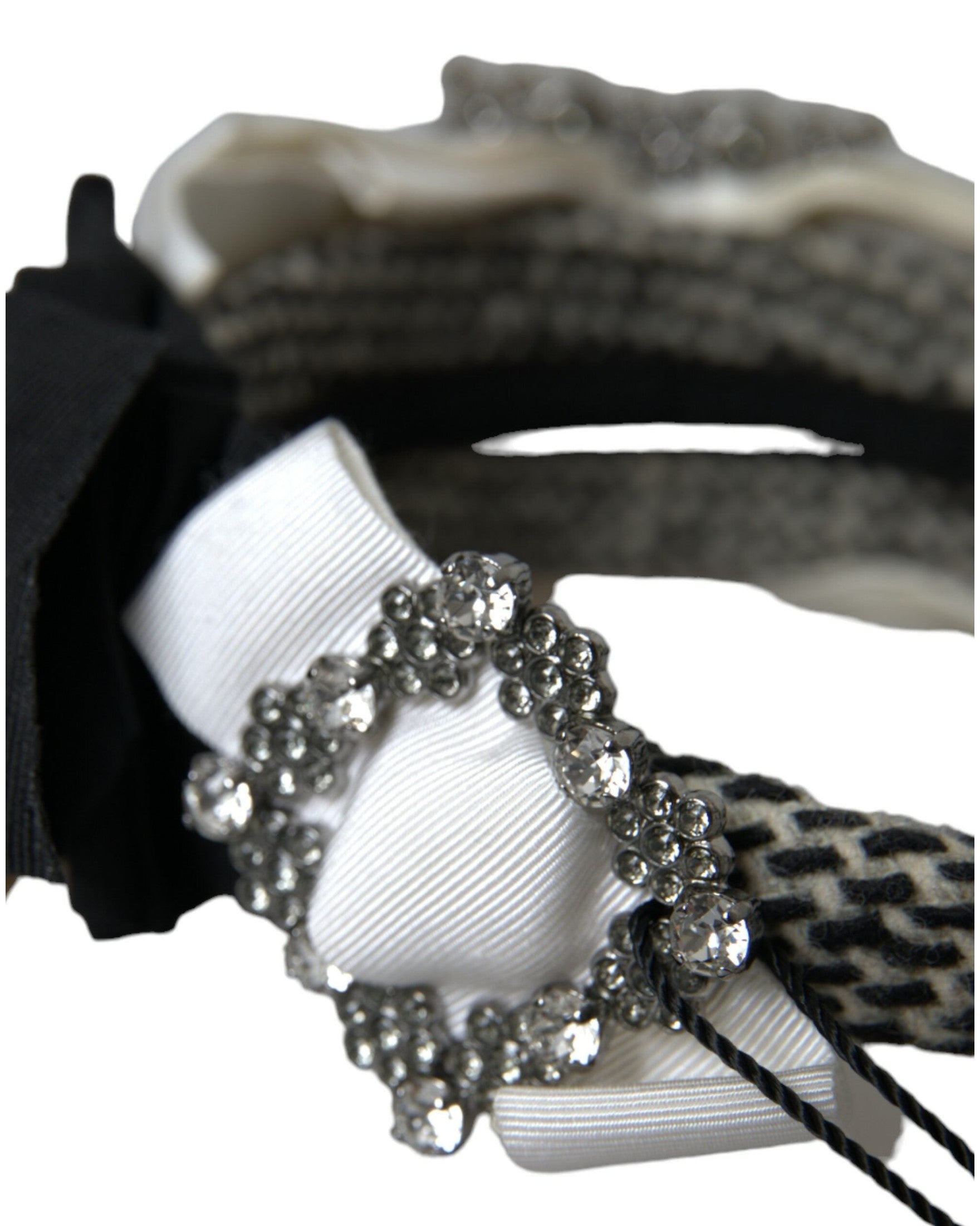 Dolce & Gabbana Crystal Embellished Women Headband Multicolor Diadem Glam Steals