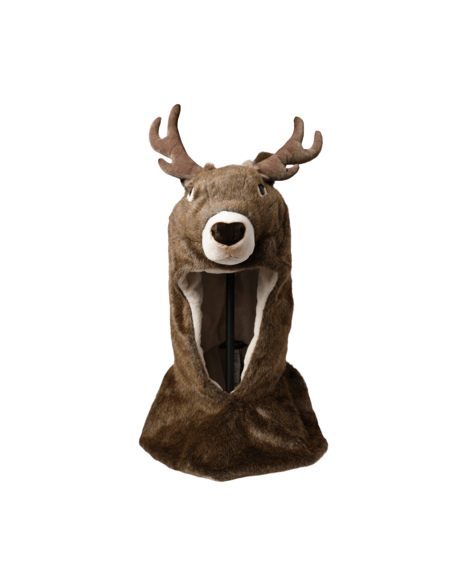 Dolce & Gabbana Deer Faux Fur Whole Head Brown Hat Glam Steals