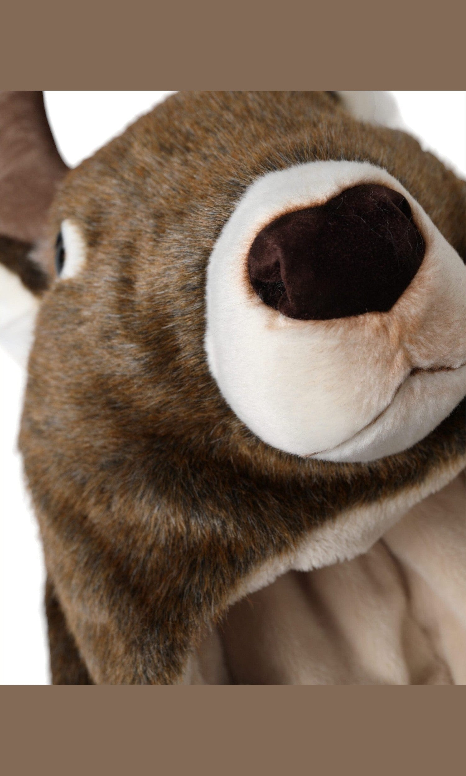 Dolce & Gabbana Deer Faux Fur Whole Head Brown Hat Glam Steals