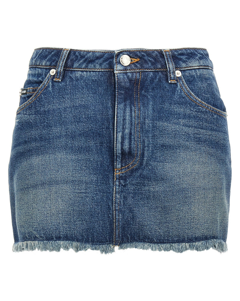 Dolce & Gabbana Denim Mini Skirt Glam Steals