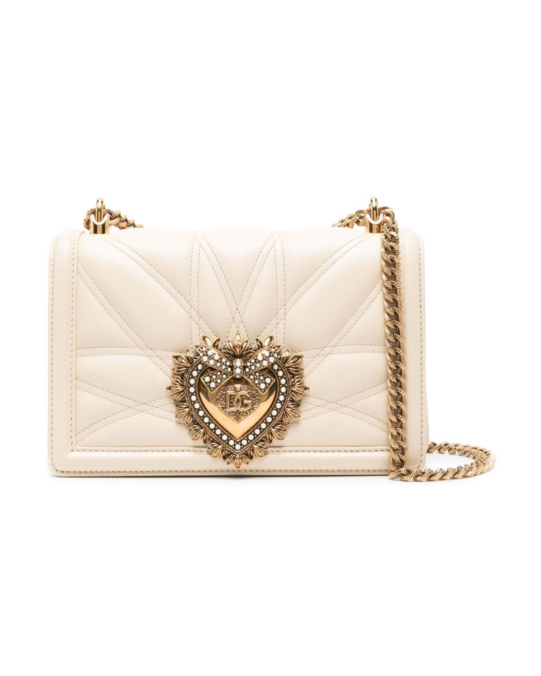 Dolce & Gabbana Devotion Medium Shoulder Bag Glam Steals