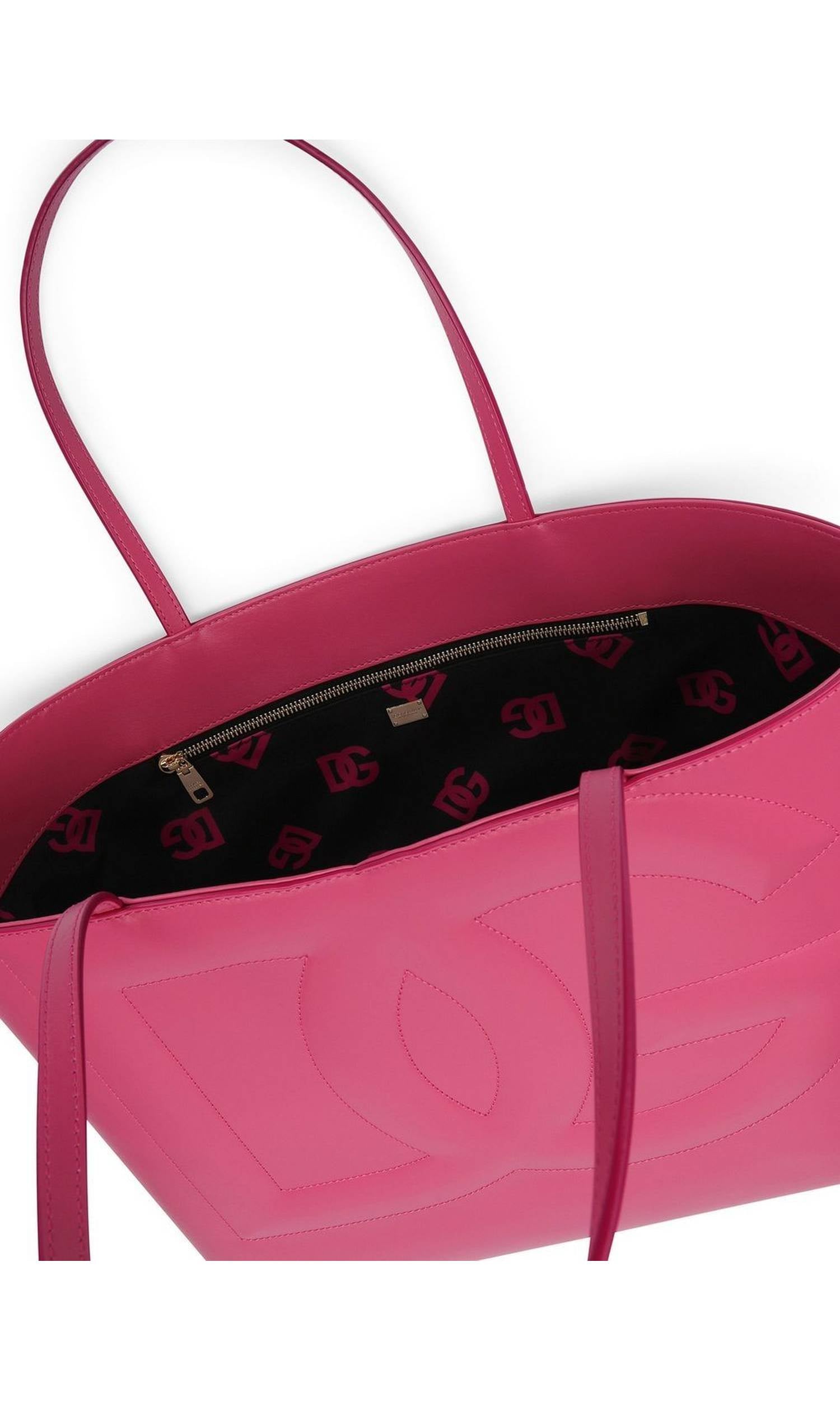 Dolce & Gabbana Dg Logo Medium Shopping Bag Glam Steals