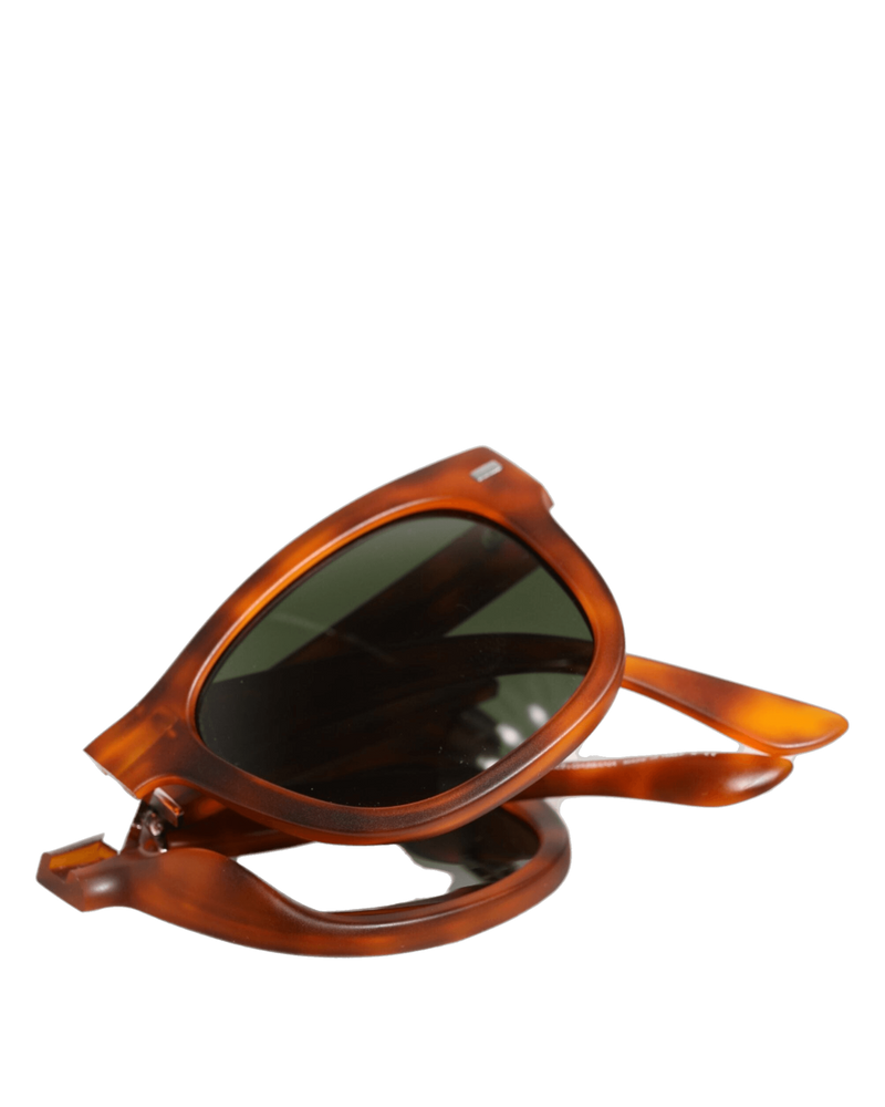 Dolce & Gabbana Dg6089 Havana Full Rim Round Lenses Foldable Sunglasses Glam Steals