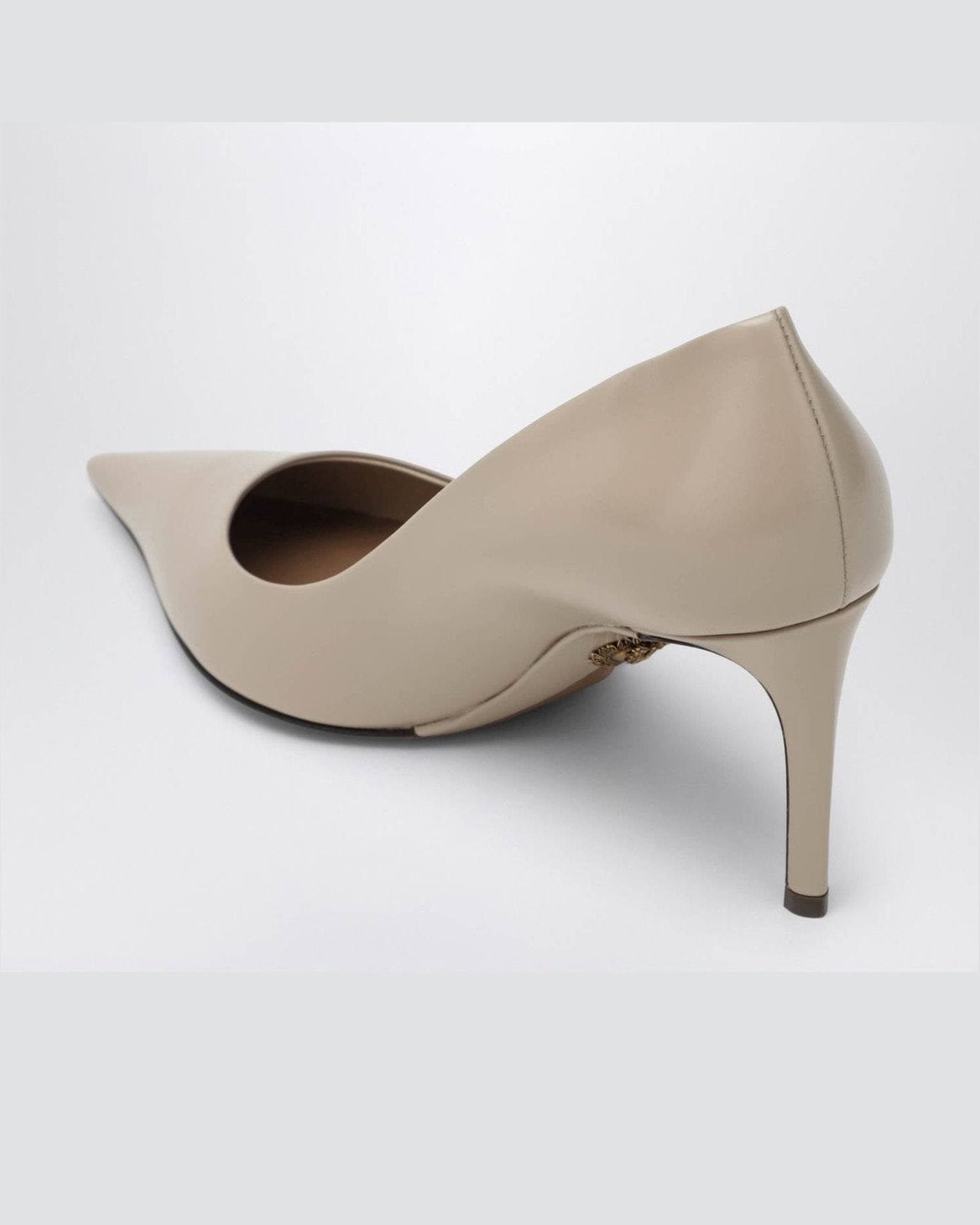 Dolce & Gabbana Dolce&Gabbana Beige calfskin décolleté devotion Glam Steals